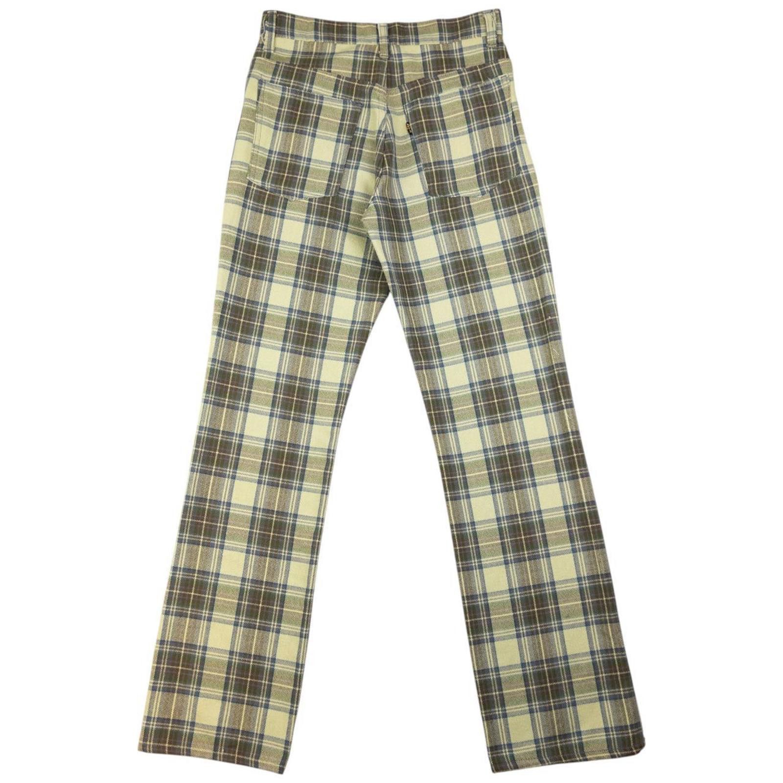 Levi's Vintage Levi's Sta Prest Big E Checkered Trousers Size W26 Size US 26 / EU 42 - 4 Thumbnail