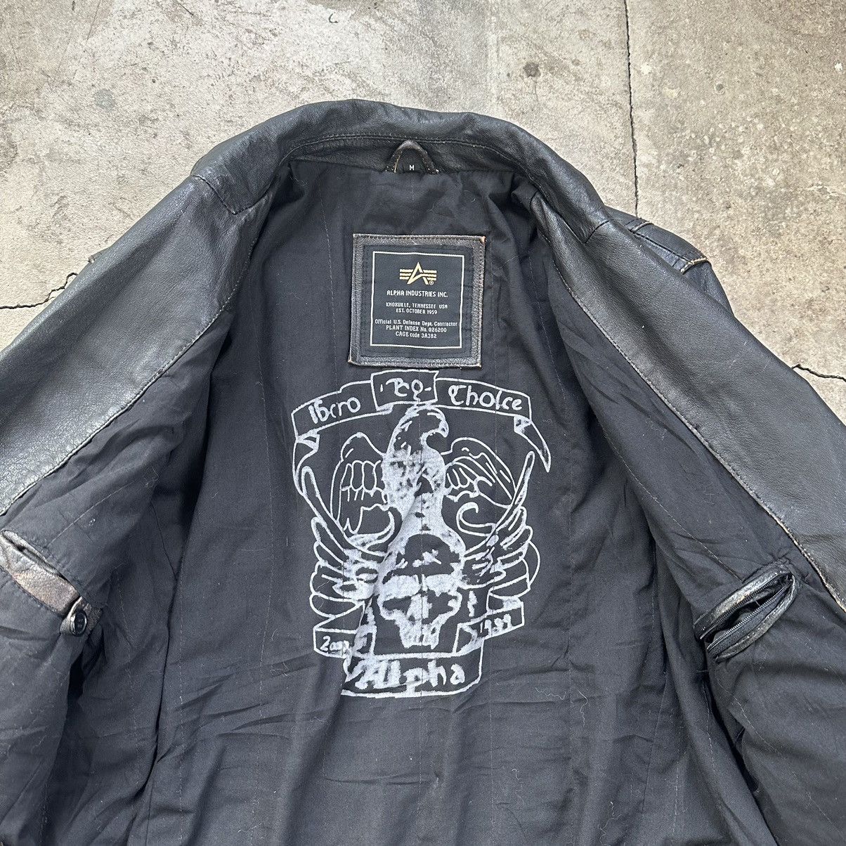Alpha Industries Alpha Industries Leather Flight Jacket Size US M / EU 48-50 / 2 - 10 Thumbnail