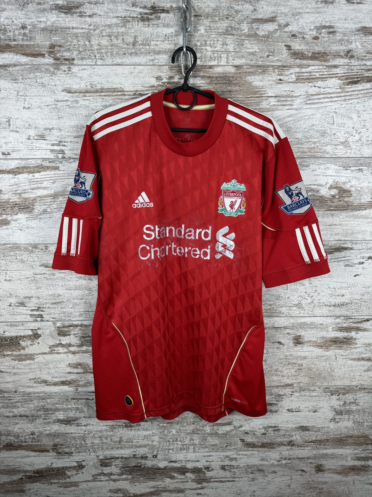 Adidas Mens Vintage Adidas Liverpool FC Johnson 2 T-shirt jersey Size US M / EU 48-50 / 2 - 2 Thumbnail