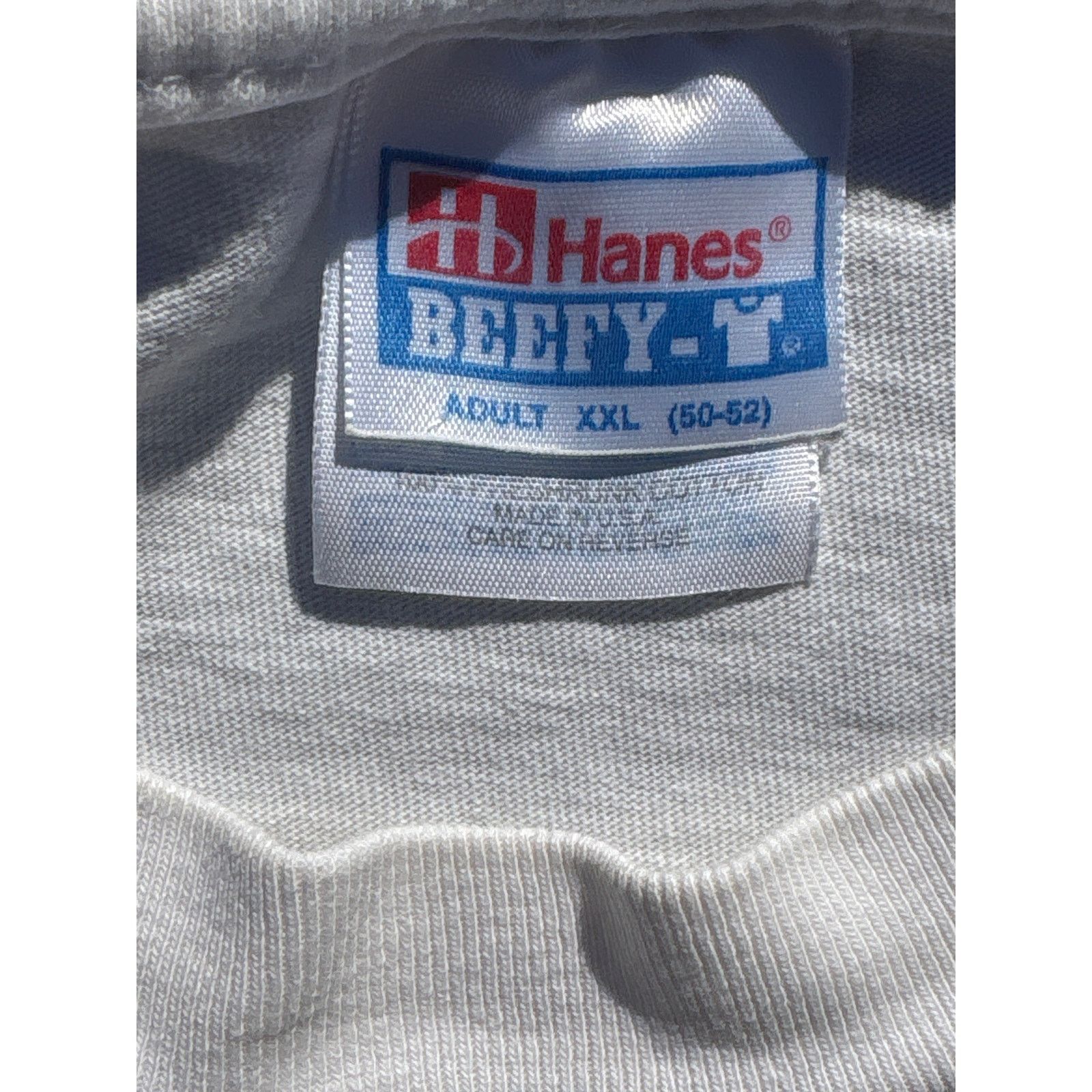 Hanes Vtg 90s Ancient Chinese proverb “F*ck this sh!t” thrashed Size US XXL / EU 58 / 5 - 2 Thumbnail