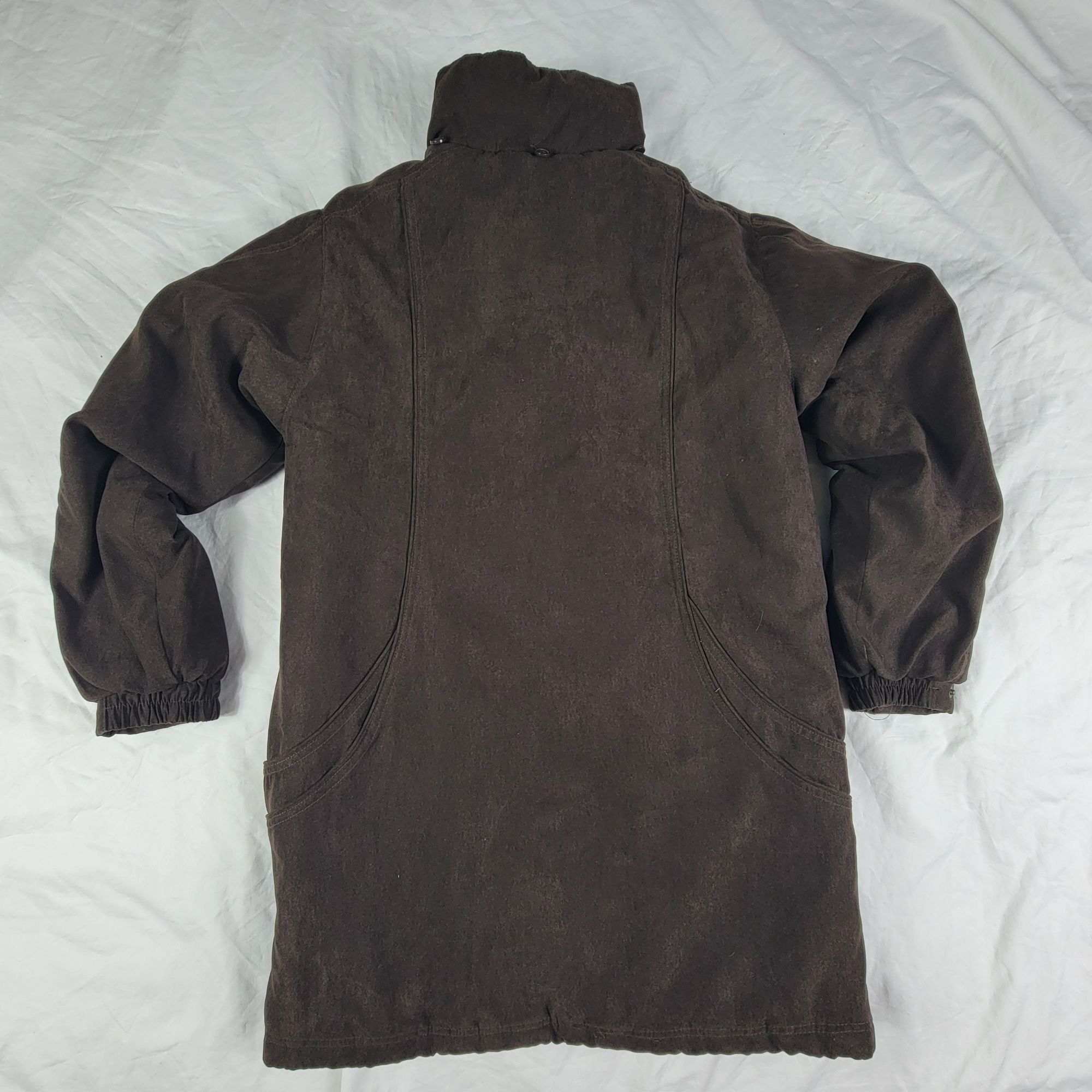St. Johns Bay St Johns Bay Womens Small Dark Brown Coat Jacket Winter Warm Size S / US 4 / IT 40 - 2 Thumbnail