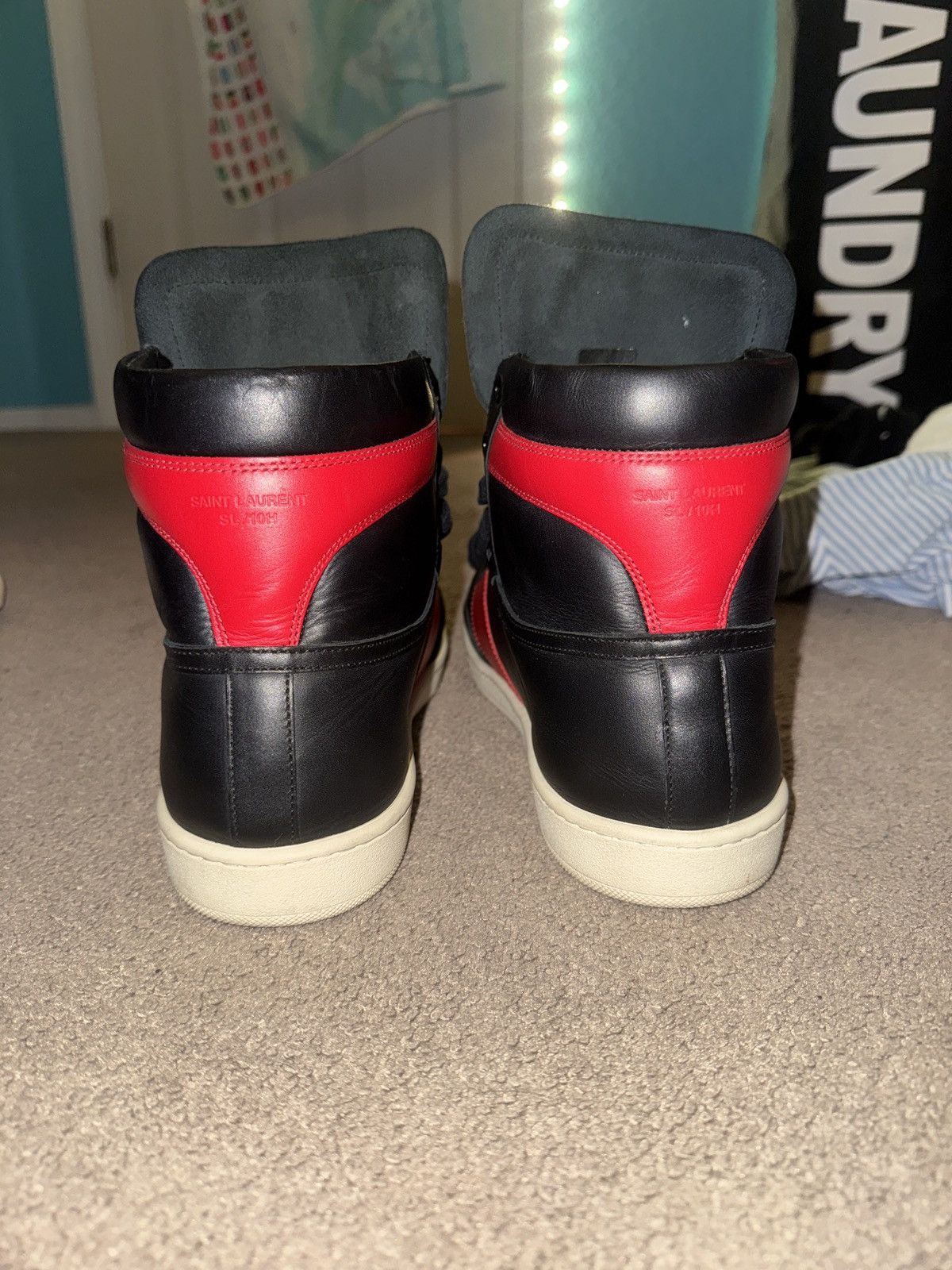 Saint Laurent Paris Saint Laurent Paris SL10h red/black/white Size US 11 / EU 44 - 3 Thumbnail