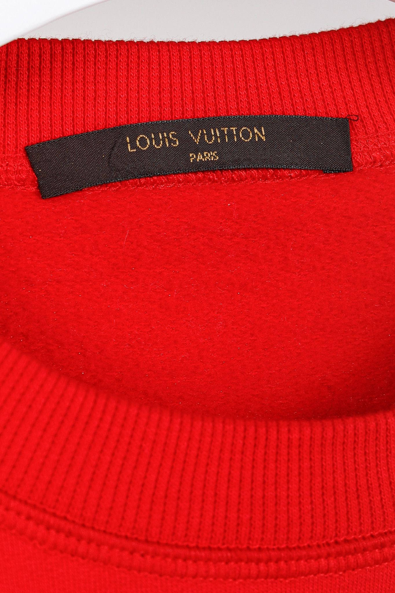 Louis Vuitton × Supreme Louis Vuitton x Supreme Red Arc Logo Crewneck Sweatshirt Size US S / EU 44-46 / 1 - 4 Thumbnail