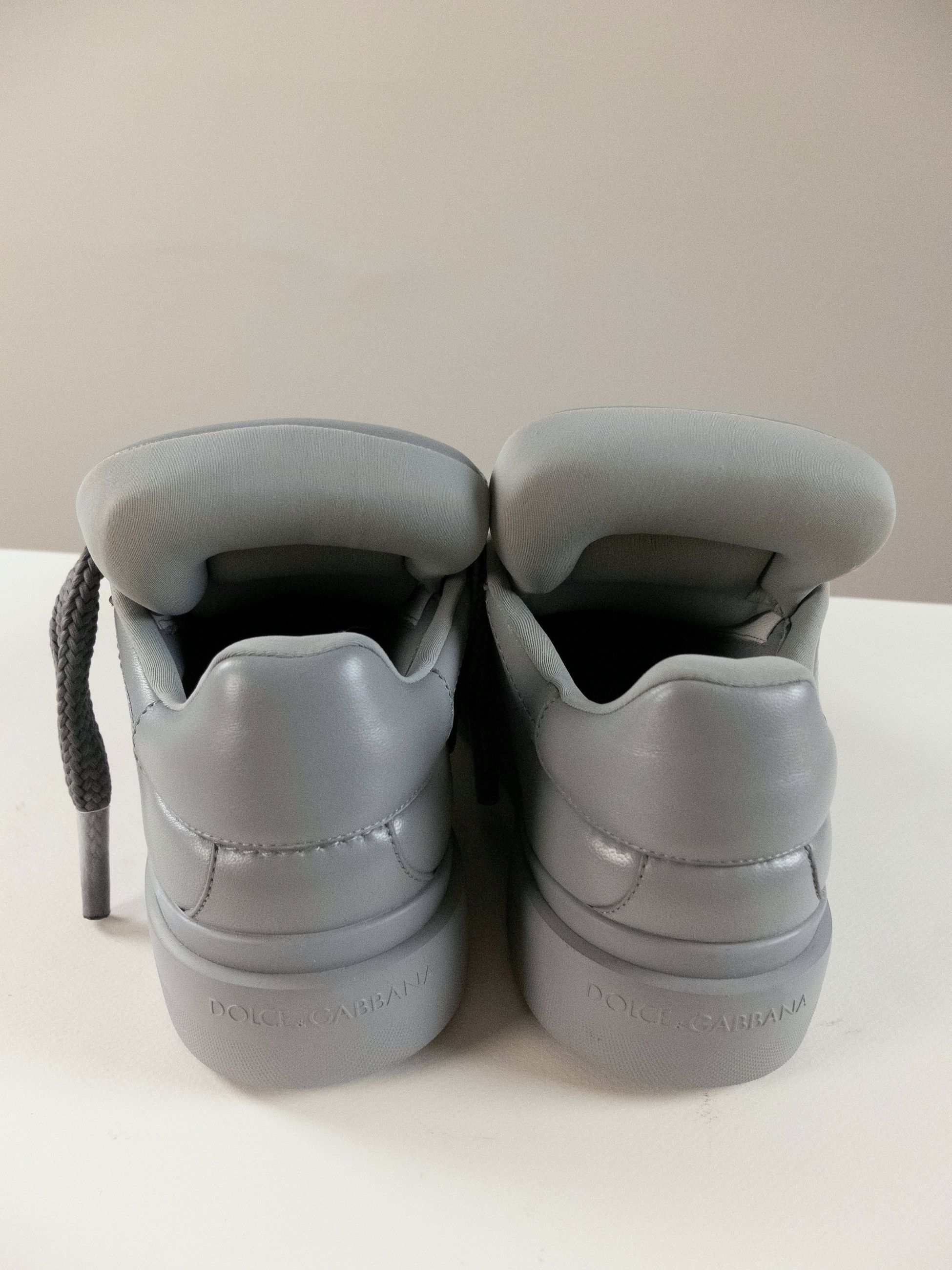 Dolce & Gabbana DOLCE & GABBANA SNK gray Mega Skate leather sneakers Size US 9 / EU 42 - 6 Thumbnail