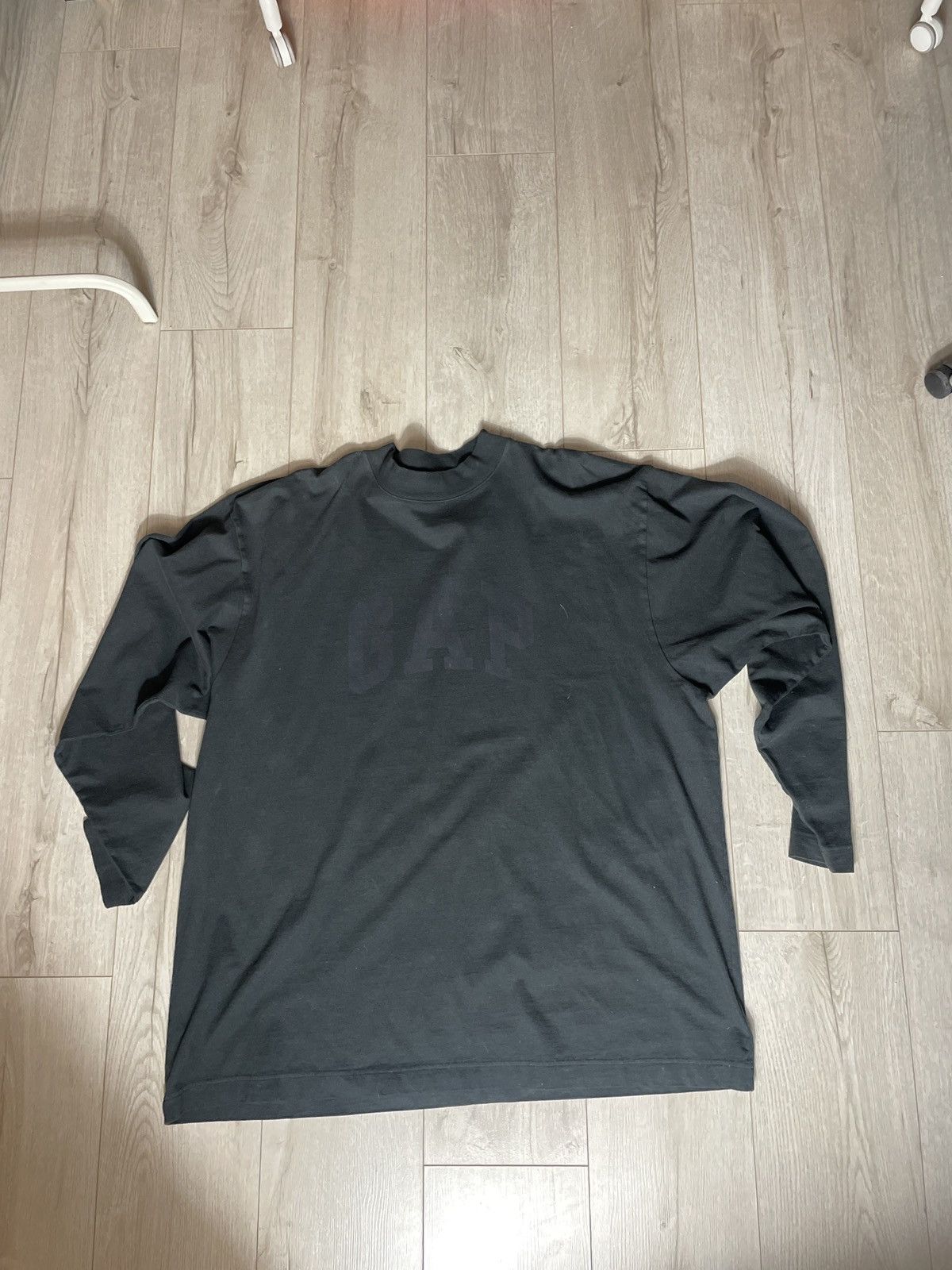 Balenciaga × Gap × Yeezy Yeezy x Gap x Balenciaga dove longsleeve tee black Size US L / EU 52-54 / 3 - 2 Thumbnail