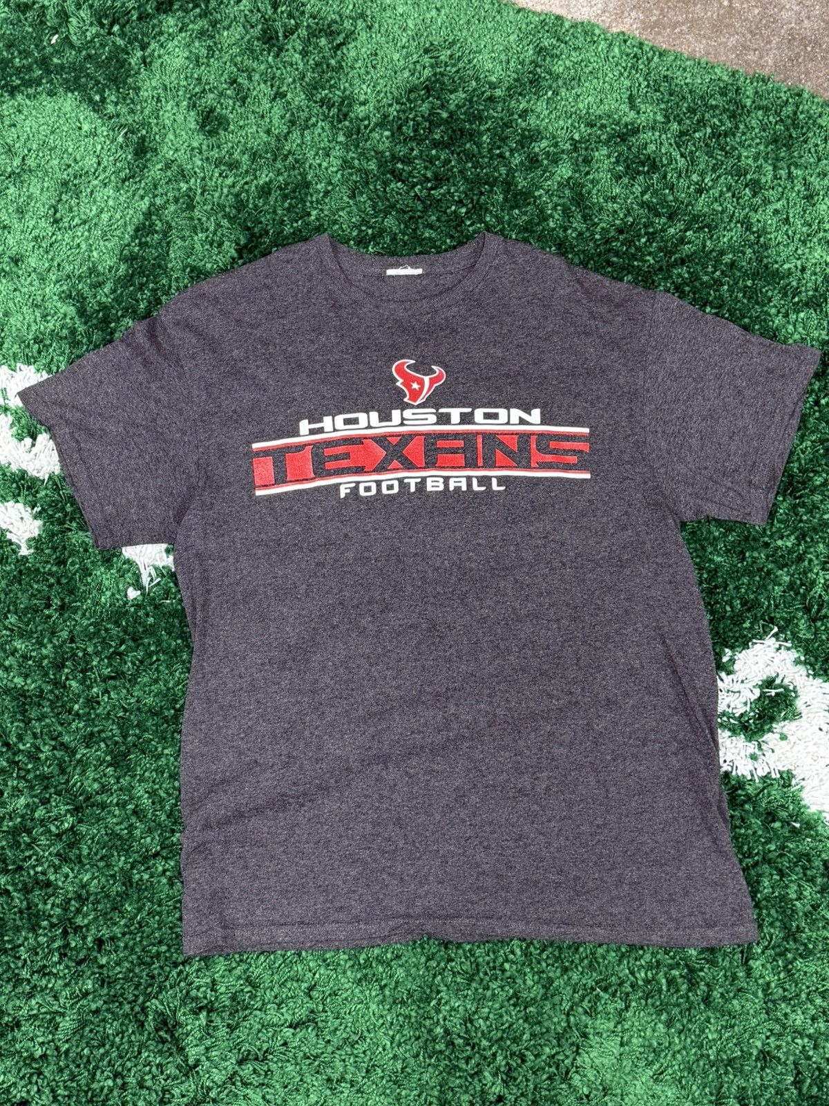 Vintage Vintage Houston Texas Logo Texans NFL Football Tee Shirt Size US M / EU 48-50 / 2 - 1 Thumbnail