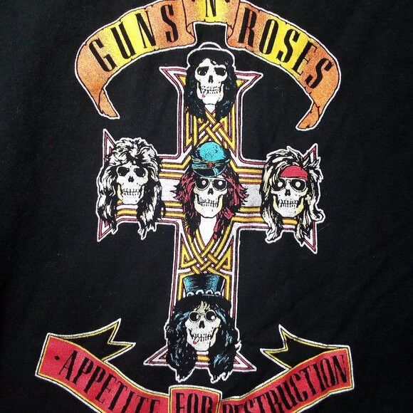 Band Tees Guns 'N' Roses Appetite For Destruction Tour T-Shirt Size US M / EU 48-50 / 2 - 1 Thumbnail