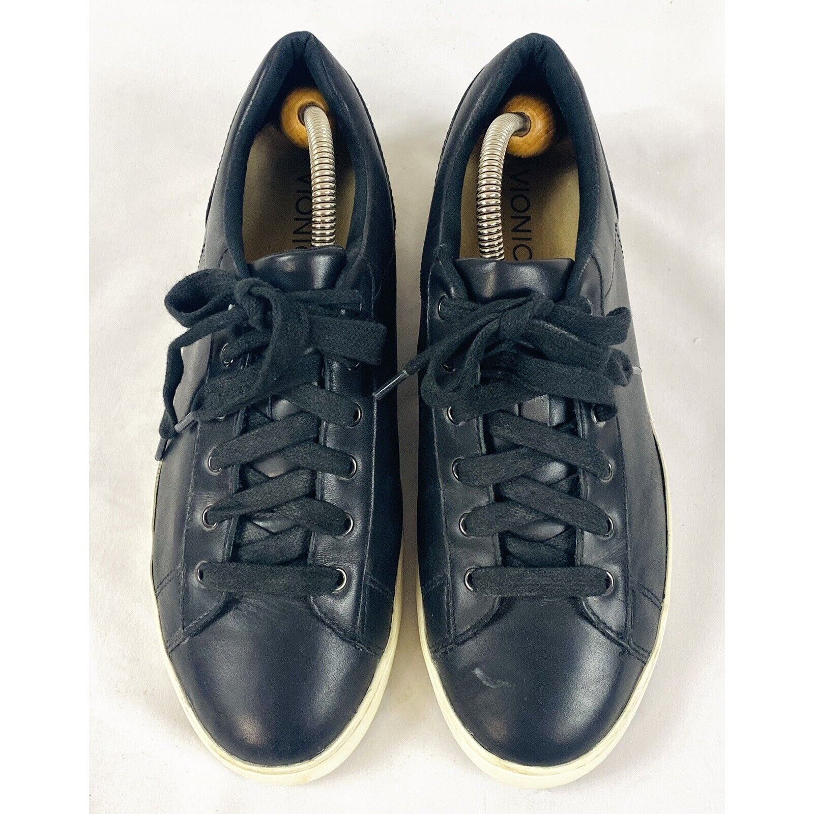Vionic VIONIC Women's Black Leather 355 SYRA Lace Up Sneakers Size US 10 / IT 40 - 2 Thumbnail
