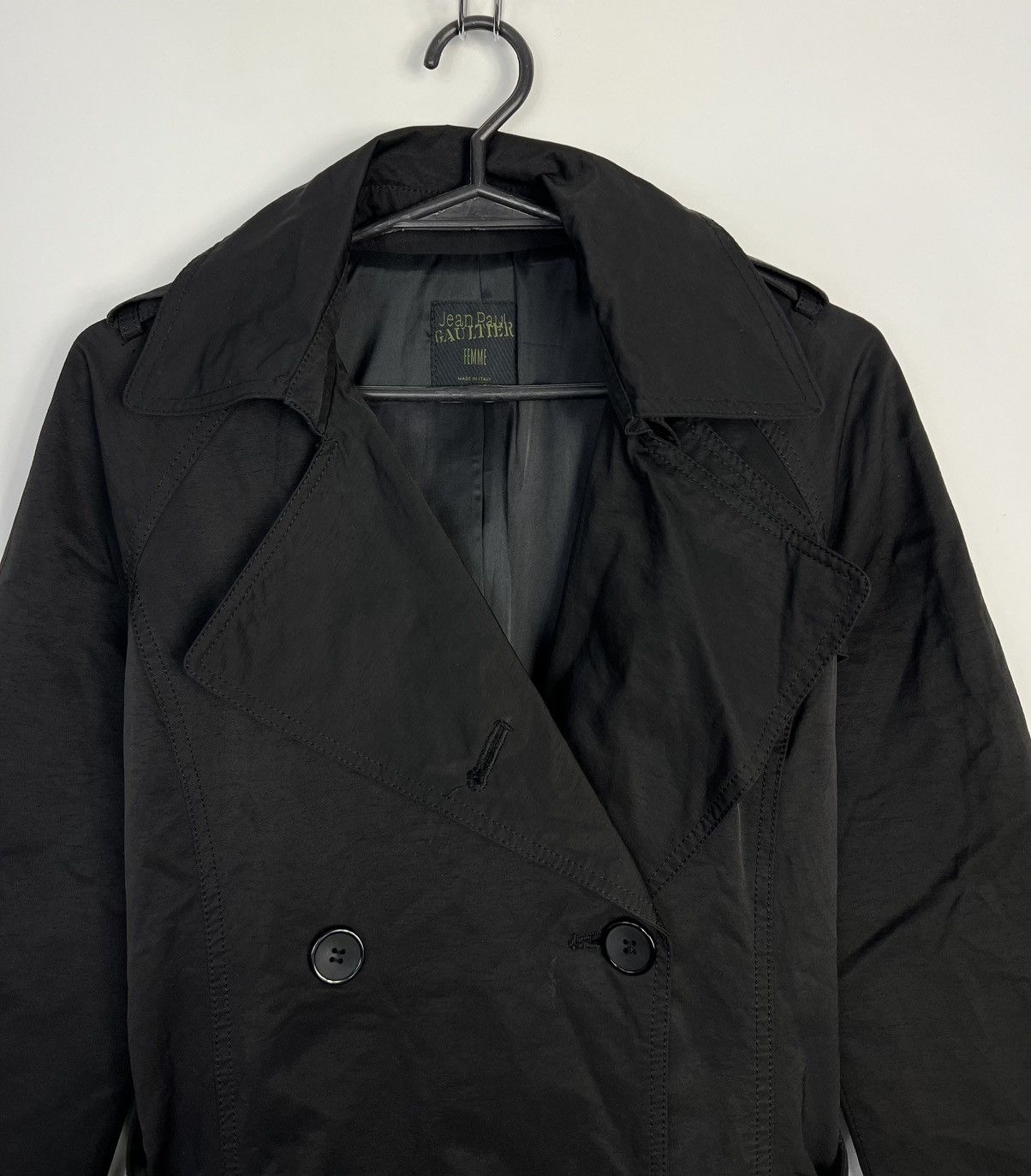 Jean Paul Gaultier Jean Paul Gaultier Femme Double-Breasted Coat Made in Italy Size S / US 4 / IT 40 - 3 Thumbnail