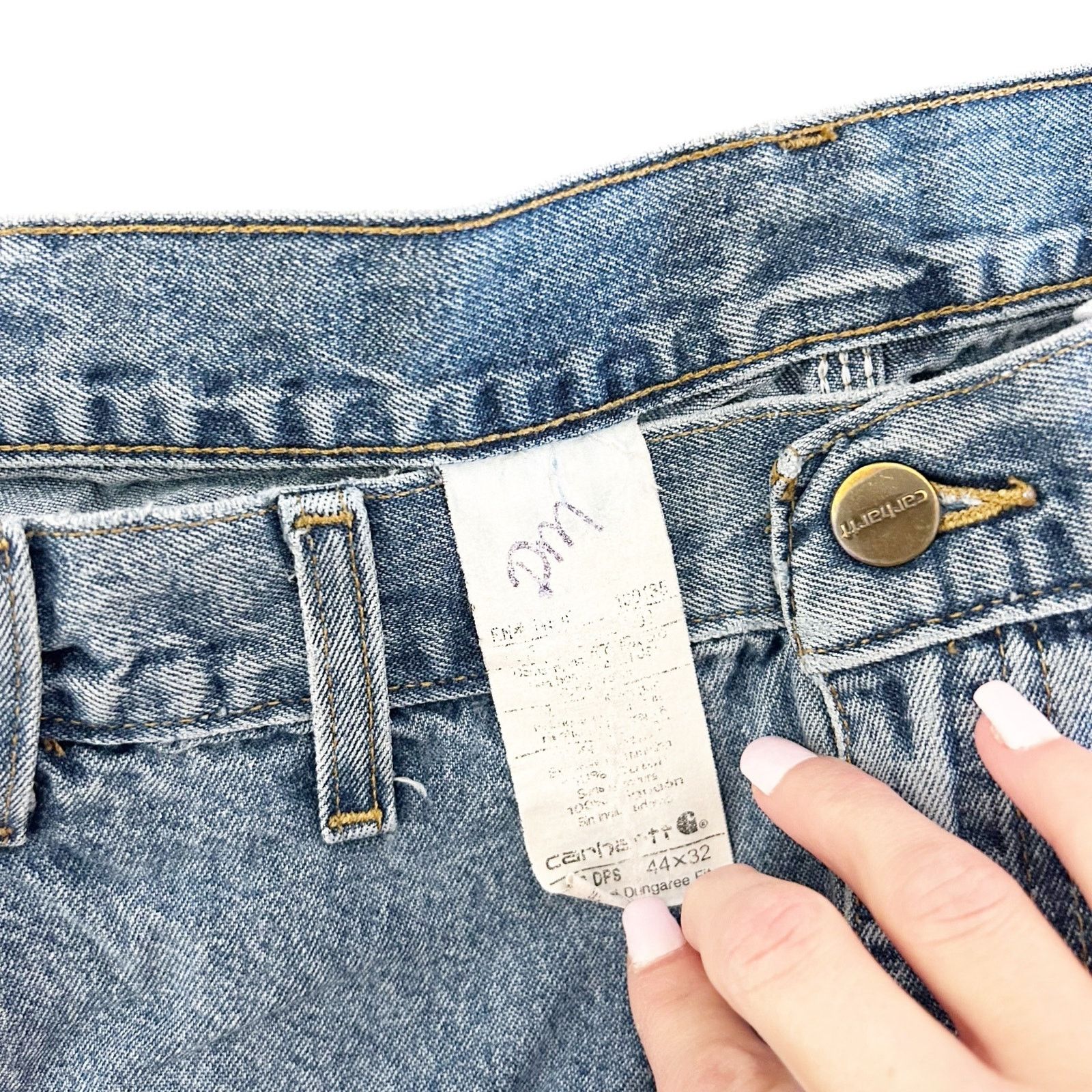 Carhartt Carhartt Carpenter Dungaree Fit Jeans Sz 44x32 Size US 44 / EU 60 - 2 Thumbnail