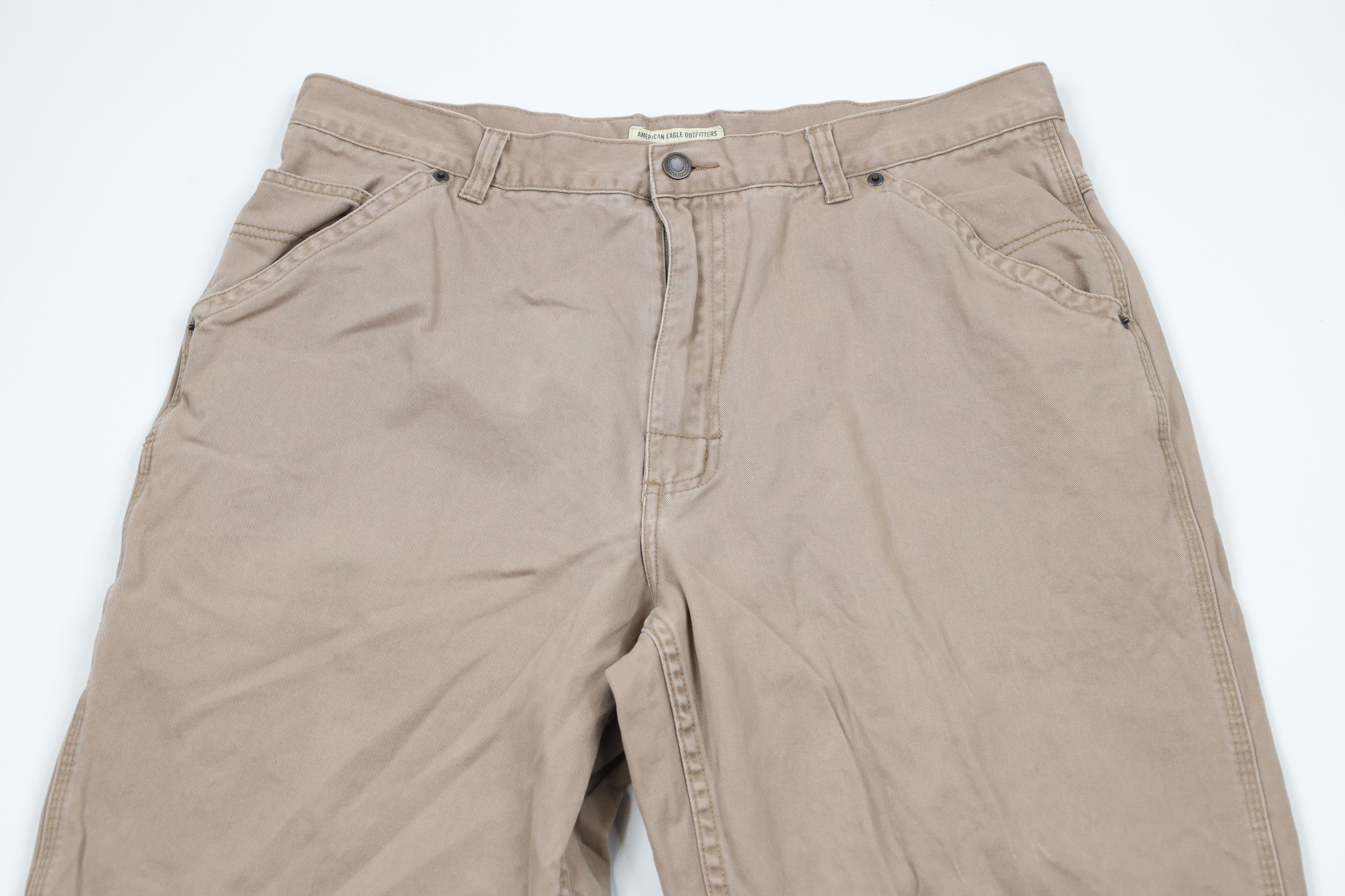 American Eagle Outfitters × Vintage Vintage American Eagle Outfitters Workwear Carpenter Pants Size US 36 / EU 52 - 2 Thumbnail