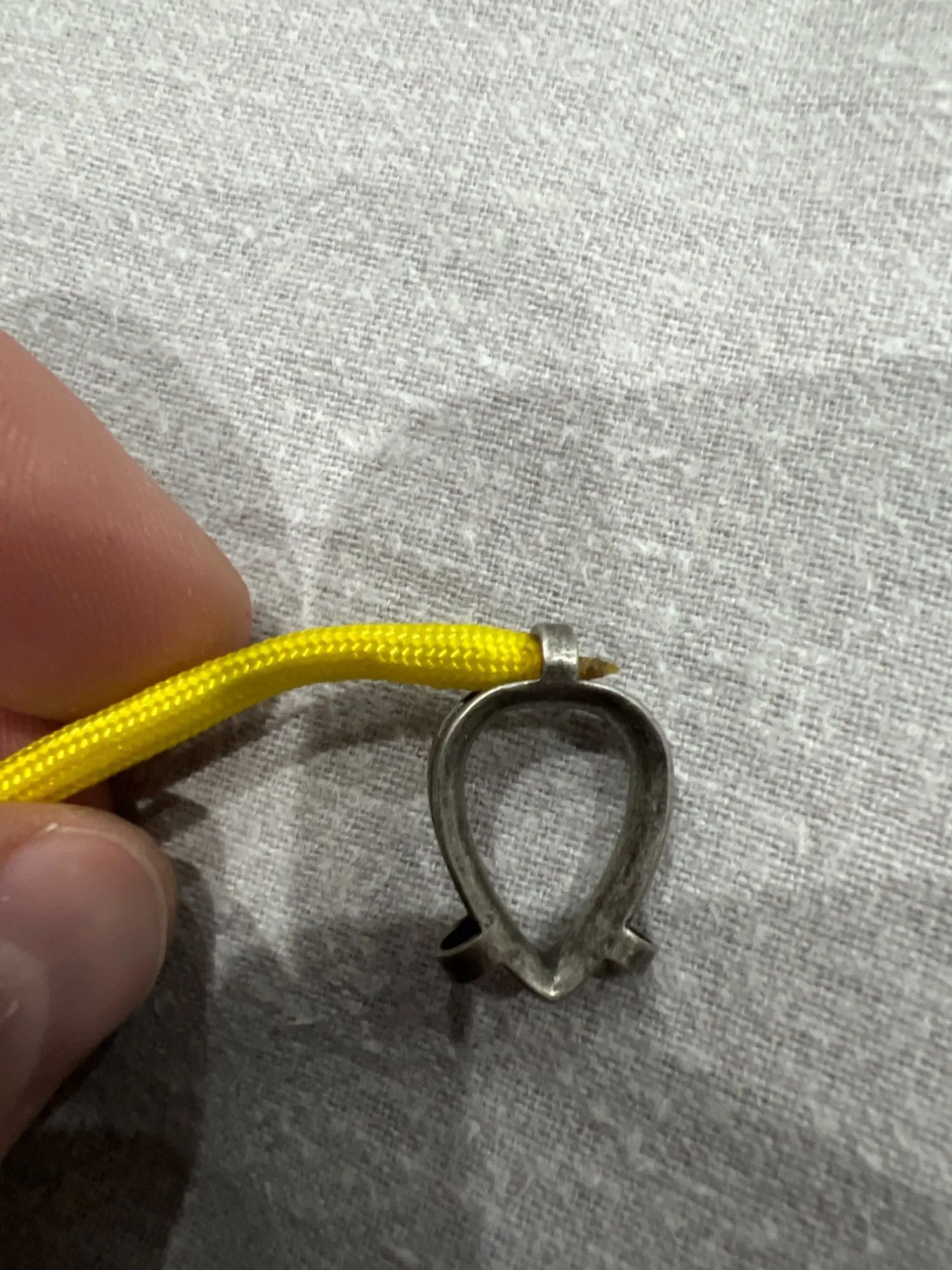 Handmade 2Pcs Ring Knife Beads Paracord Brass Bead Handmade Size ONE SIZE - 3 Thumbnail