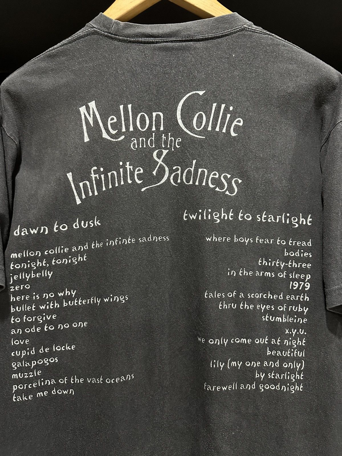 Band Tees Vintage 90s Smashing Pumpkins Mellon Collin Faded Tee Size US L / EU 52-54 / 3 - 4 Thumbnail