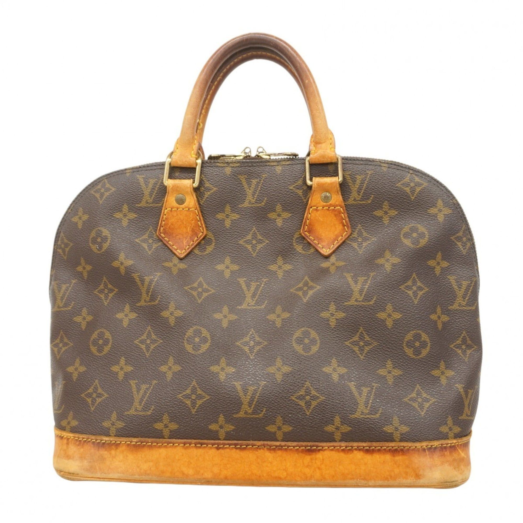 Louis Vuitton Monogram Alma Handbag M51130 Brown Women's