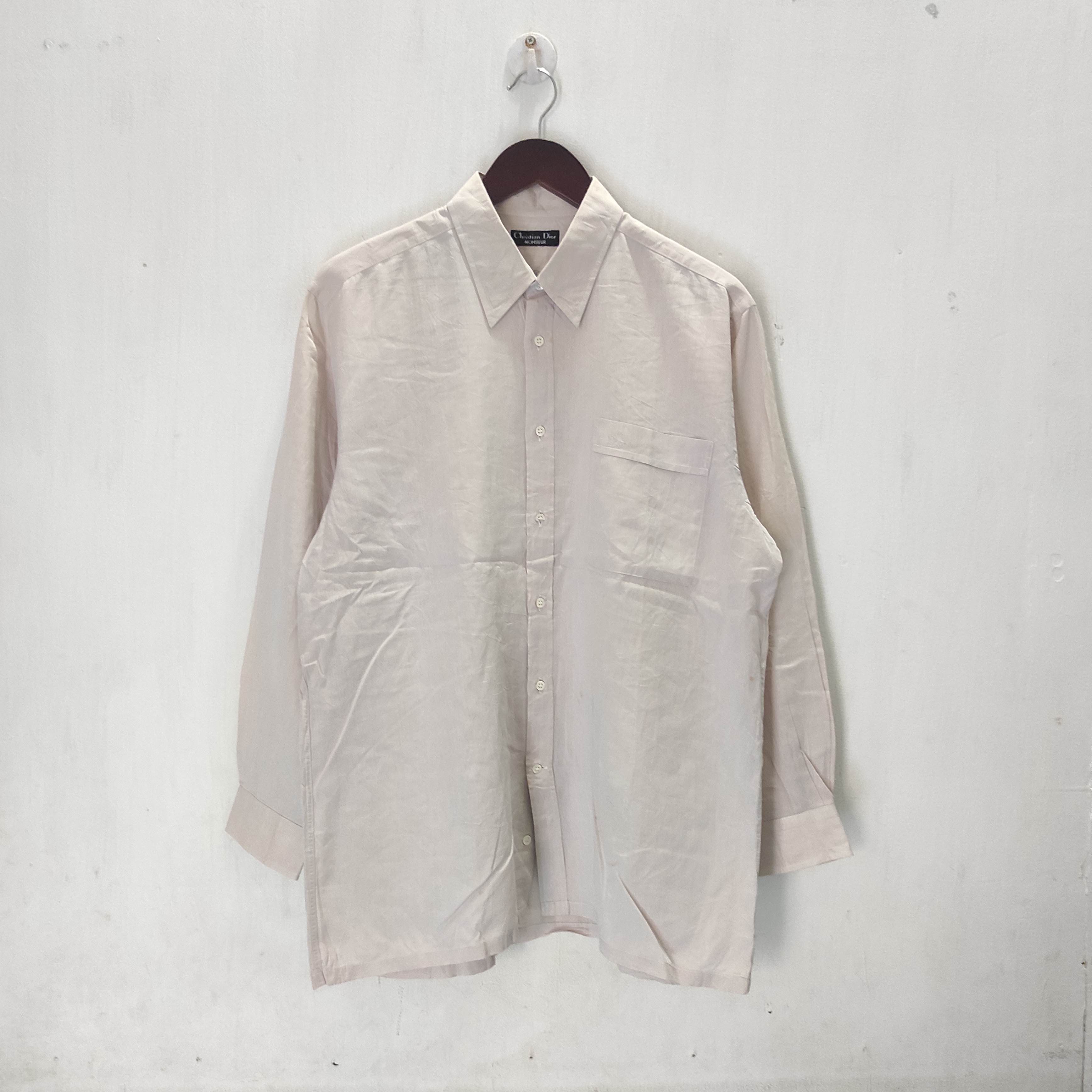 Christian Dior Monsieur Christian Dior Monsieur Shirt Button Up Size US L / EU 52-54 / 3 - 2 Thumbnail