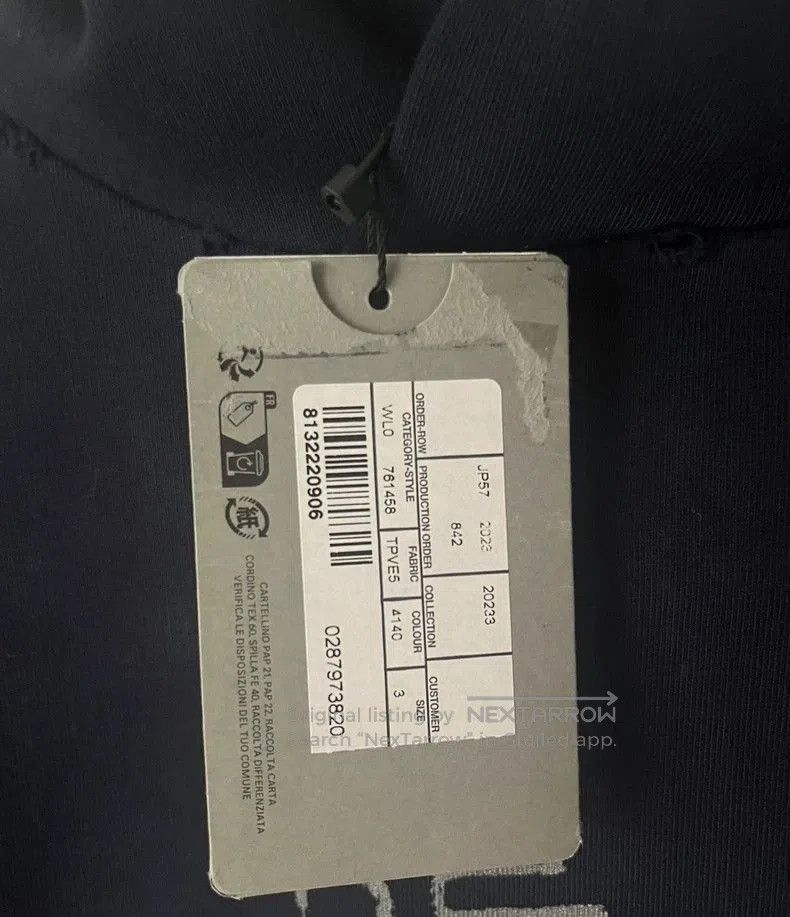 Balenciaga Balenciaga Be Nice Distressed Blue Hoodie. Size US M / EU 48-50 / 2 - 5 Thumbnail