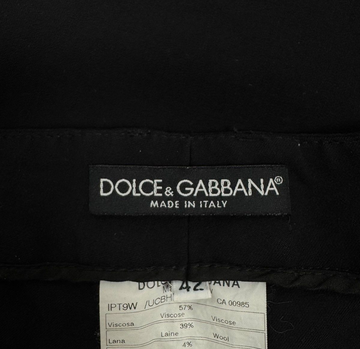Dolce & Gabbana Dolce & Gabbana Dress Pants Wool-Viscose Metal Logos size 42 Size 28" / US 6 / IT 42 - 10 Thumbnail