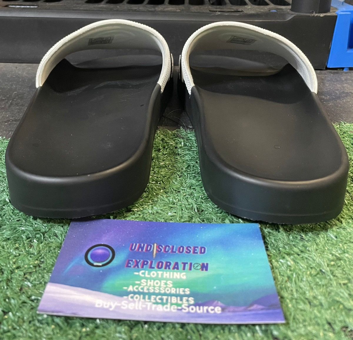 Raf Simons Raf Simons black and white astra slides Size US 6 / EU 39 - 5 Thumbnail