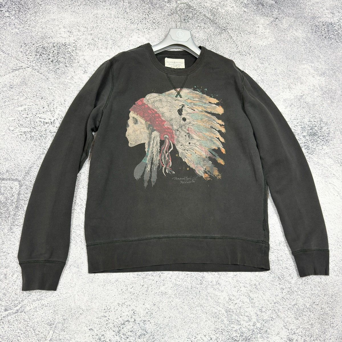 Denim & Supply Ralph Lauren × Designer RL Denim&Supply Mens Sweatshirt L size Size US L / EU 52-54 / 3 - 2 Thumbnail