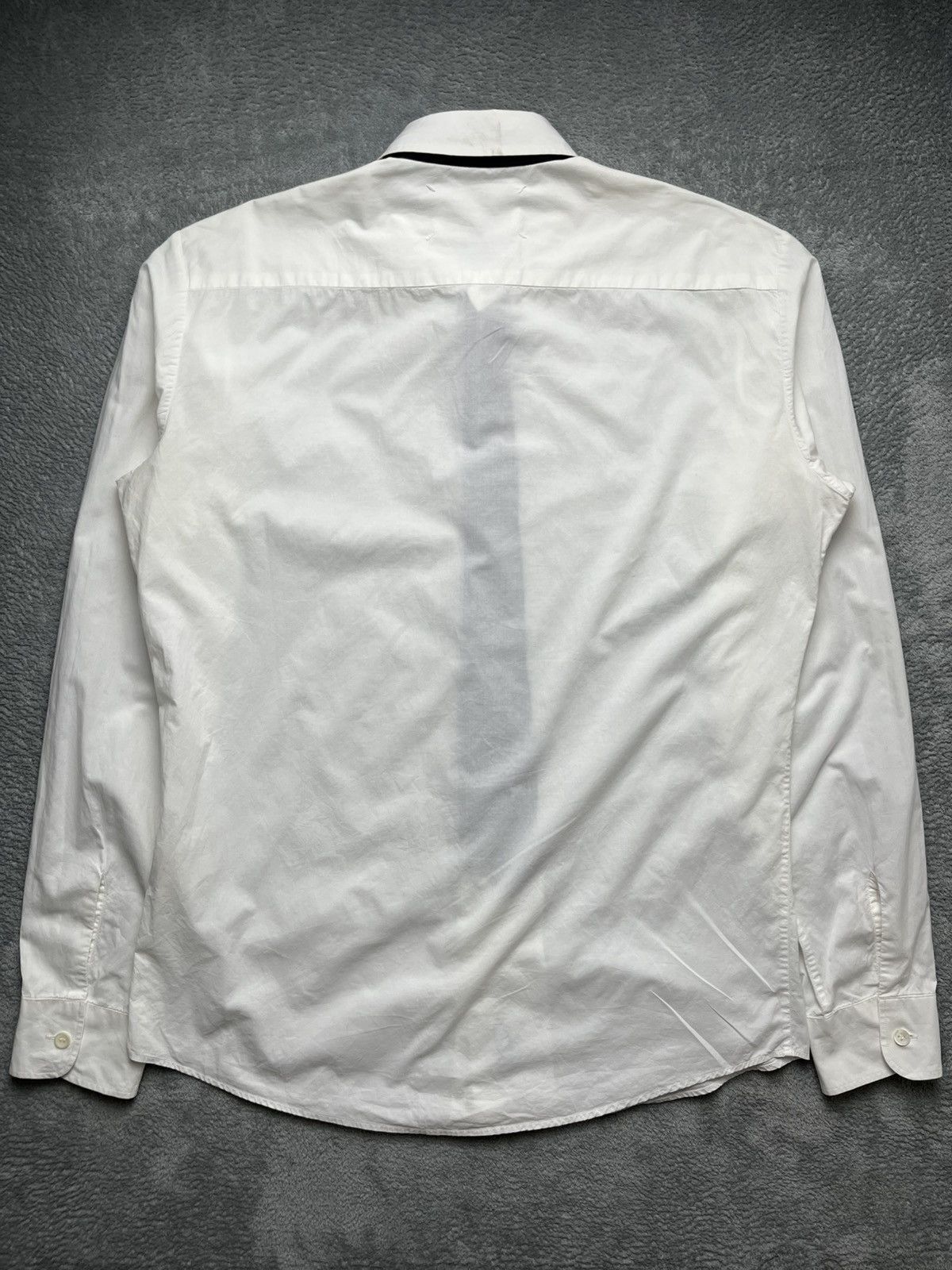 Maison Margiela Maison Margiela - SS/08 trompe black “Tie Illusion” Shirt Size US S / EU 44-46 / 1 - 7 Thumbnail