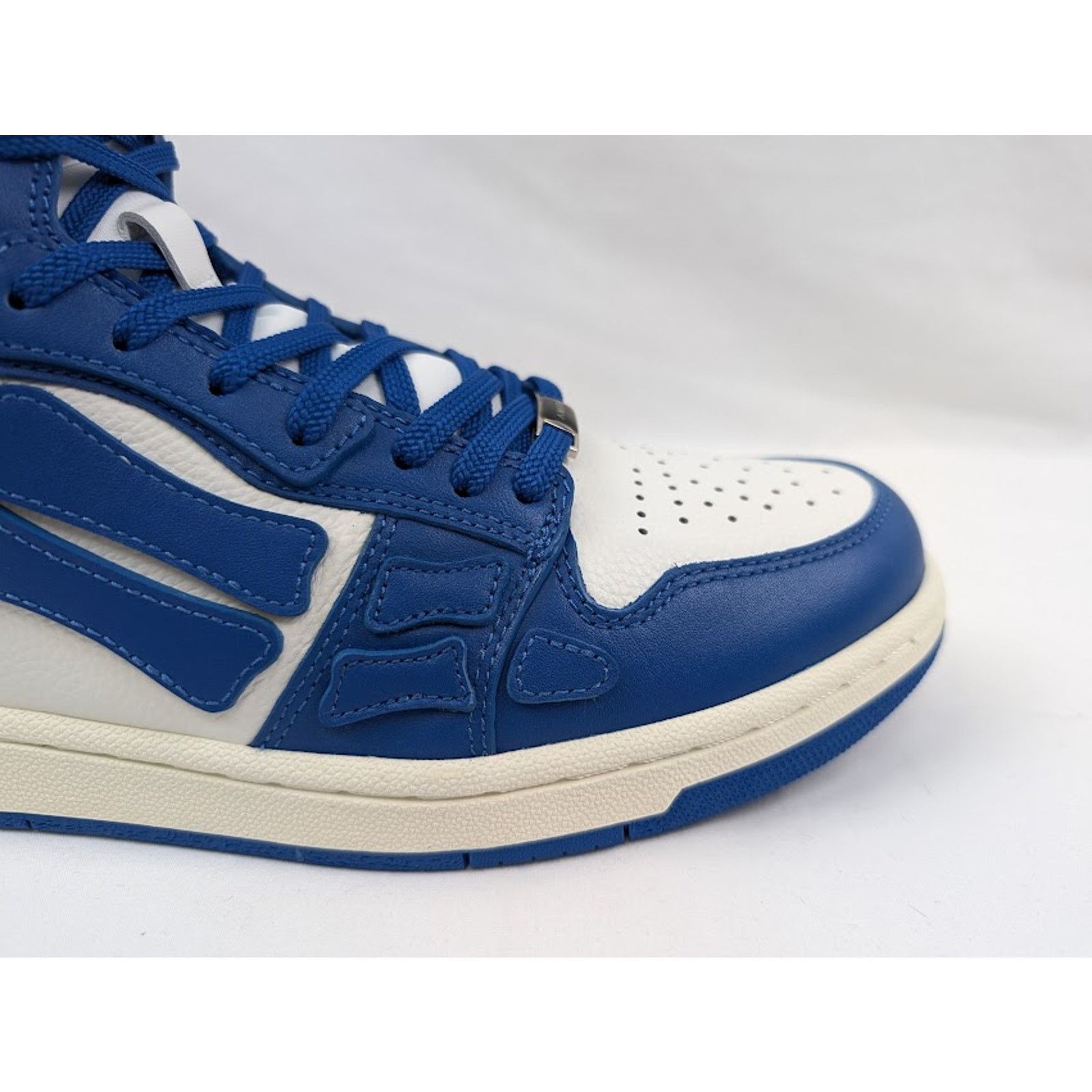 Amiri o1rshd1 Skel Hi-Top Sneakers in Blue/White Size US 12 / EU 45 - 3 Thumbnail