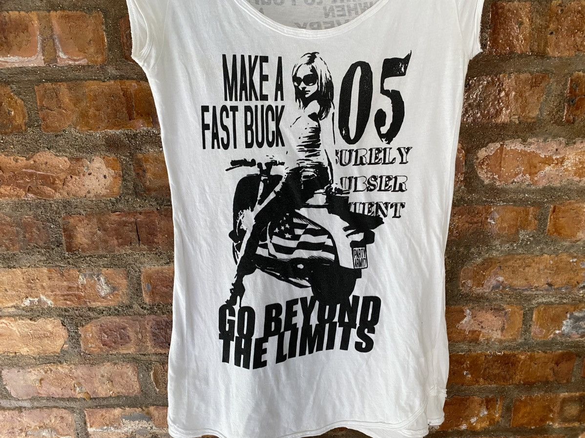 20471120 × Hysteric Glamour × Japanese Brand 2000s CE2 Japan Sex Vespa shirt Size S / US 4 / IT 40 - 4 Thumbnail
