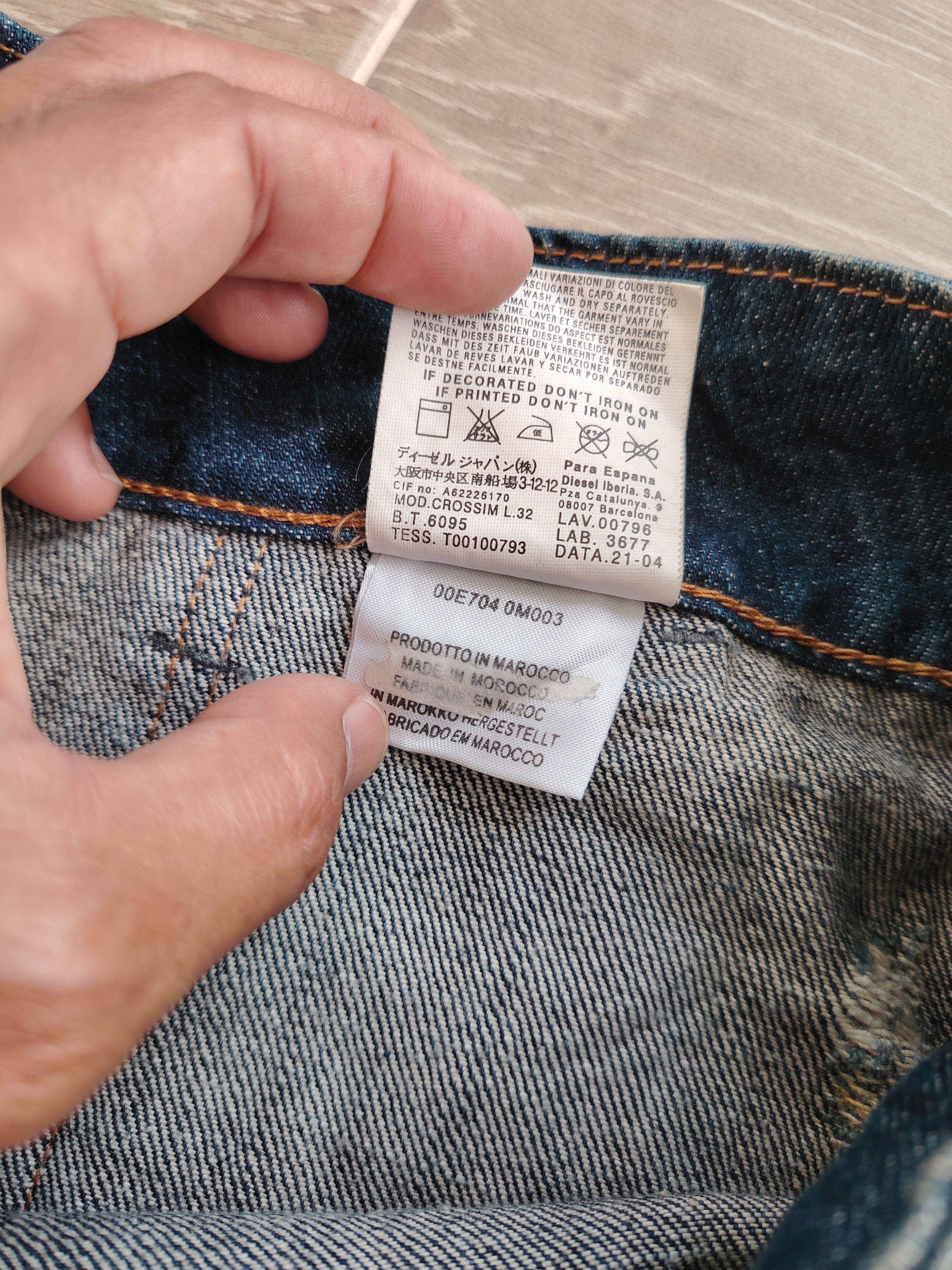 Diesel × If Six Was Nine × Le Grande Bleu (L.G.B.) Flare Bootcut Diesel Jeans Pant Gothic Size 27" / US 4 / IT 40 - 8 Thumbnail