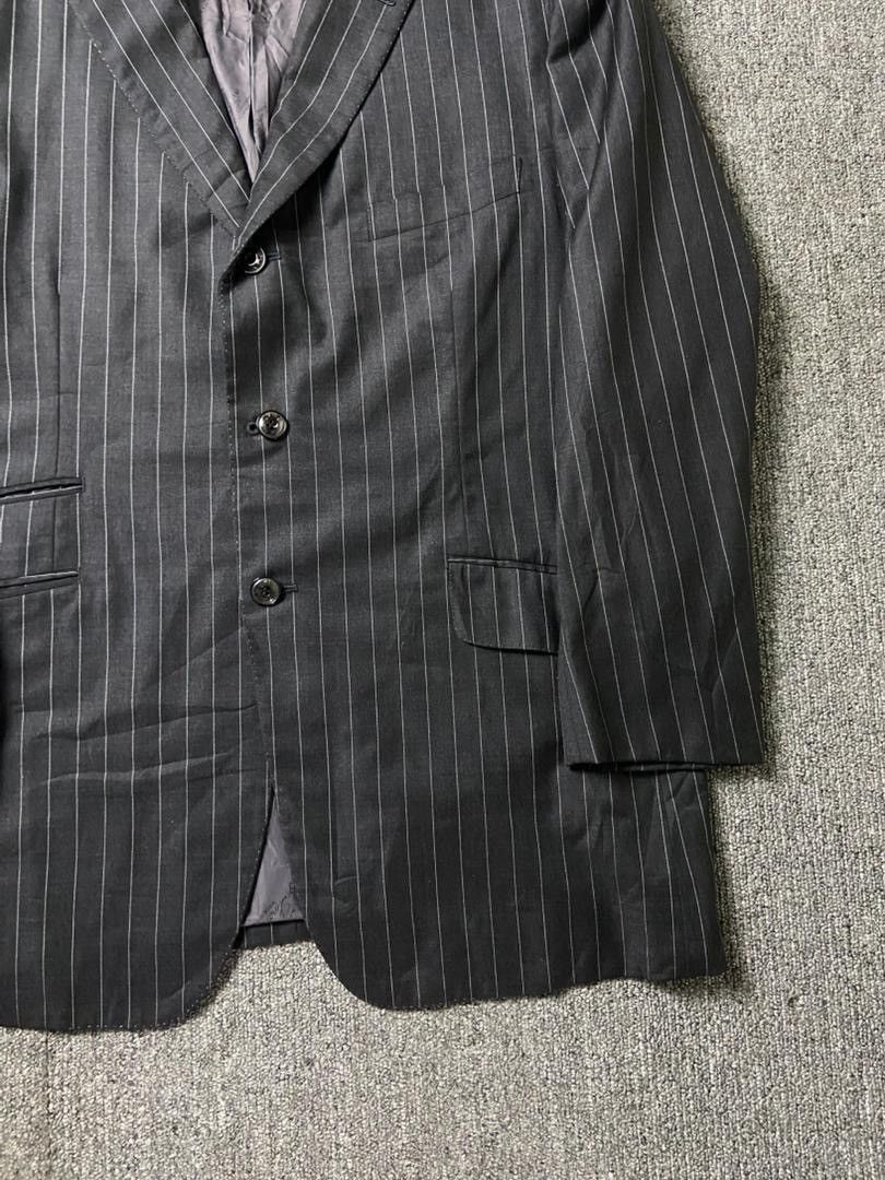 Japanese Brand Ing Loro Piana Single Breasted Stripes Blazer (202) Size US M / EU 48-50 / 2 - 6 Thumbnail