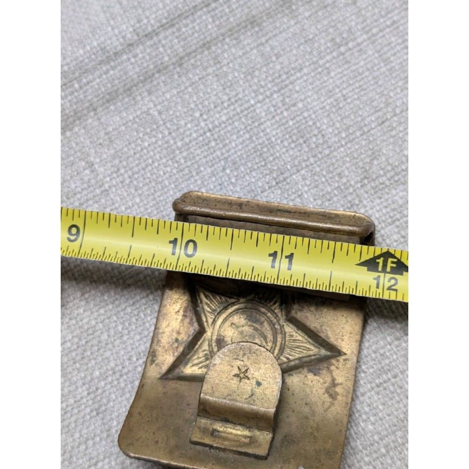 Vintage VINTAGE SOVIET UNION Belt Buckle USSR military BRASS antique russian Buckle Men Brass Belt Buckle Vintage USSR military Size ONE SIZE - 4 Thumbnail