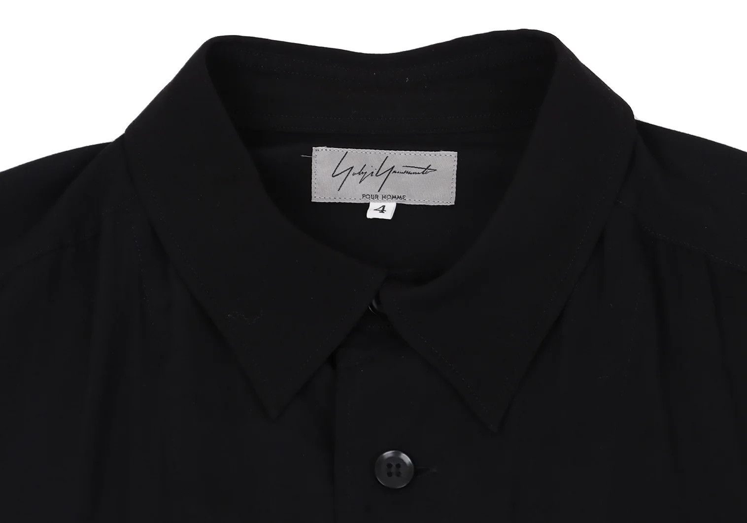 Yohji Yamamoto Yohji Yamamoto Rayon Pocket Design Long Shirt Size US XL / EU 56 / 4 - 3 Thumbnail