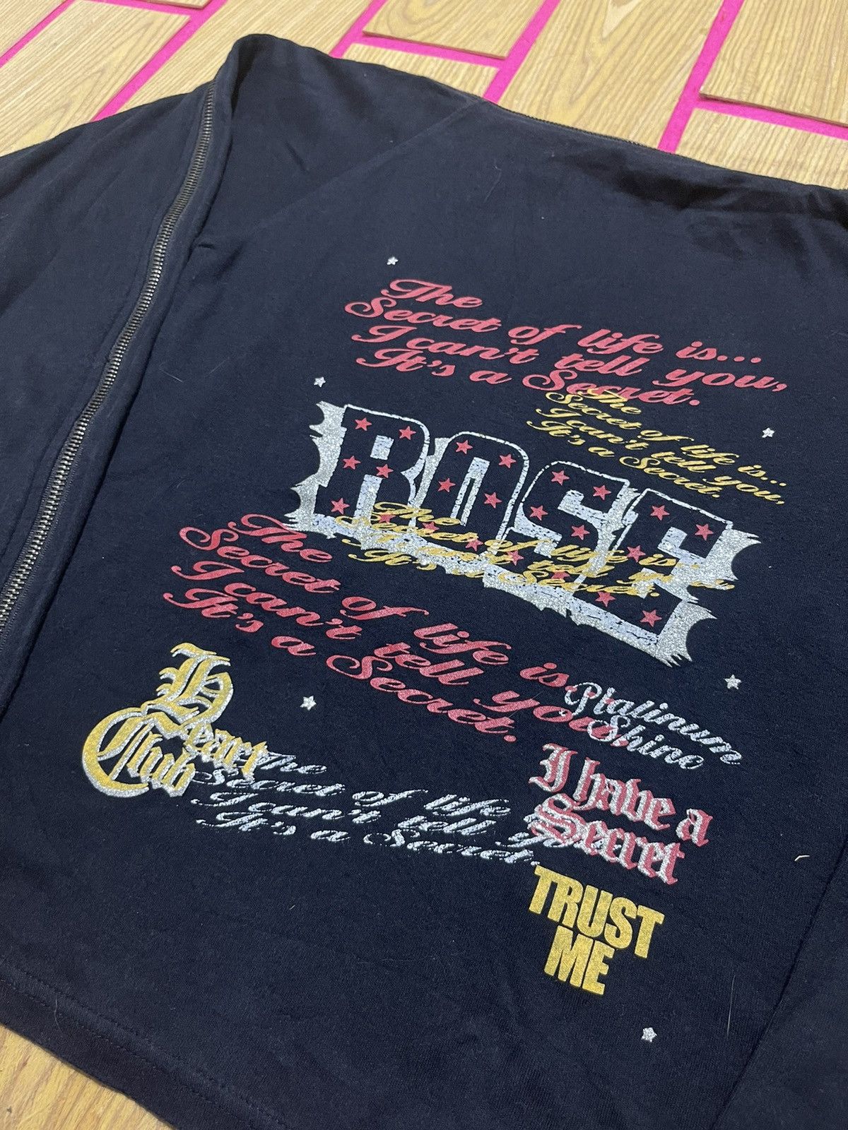 If Six Was Nine TRIPLE RUND Y2K long sleeve t-shirt with zippered ape style Size M / US 6-8 / IT 42-44 - 3 Thumbnail