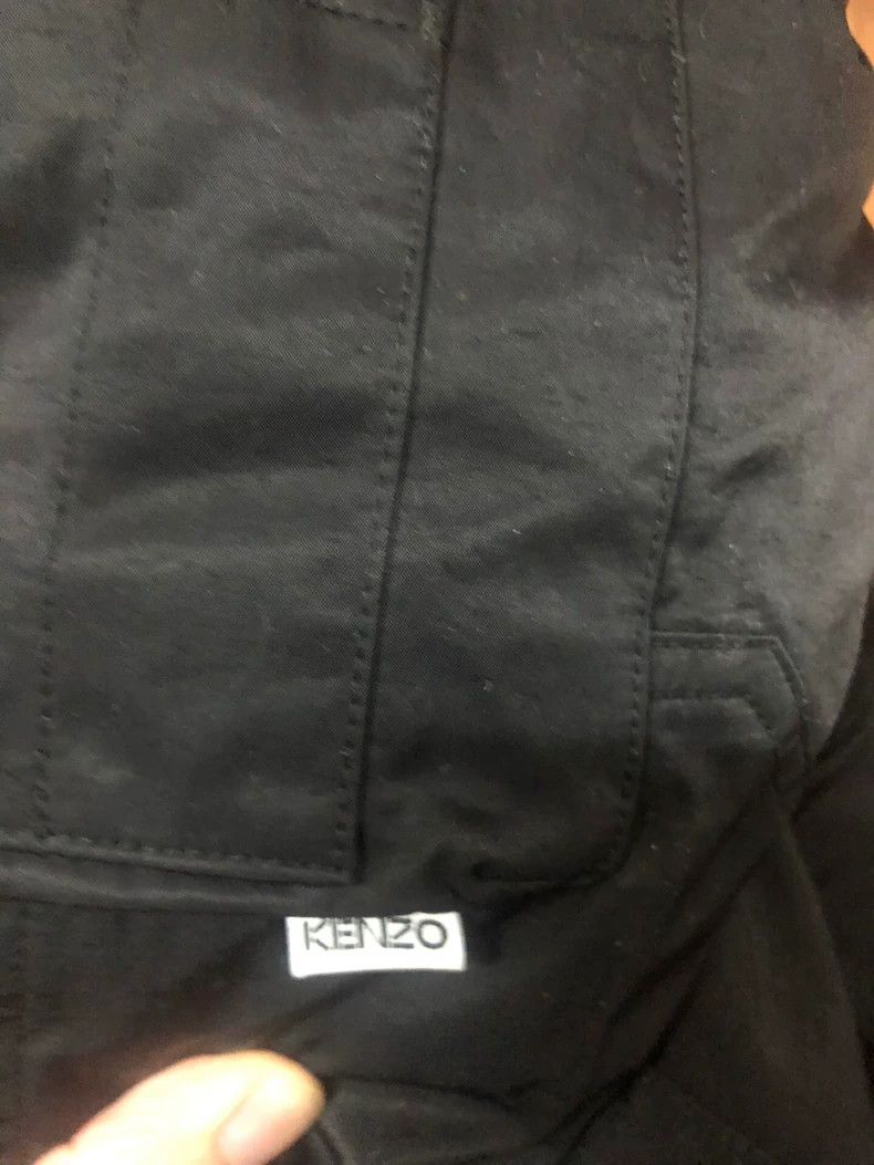 Kenzo KENZO Classic n3b black down jacket with leather collar an Size US M / EU 48-50 / 2 - 4 Thumbnail