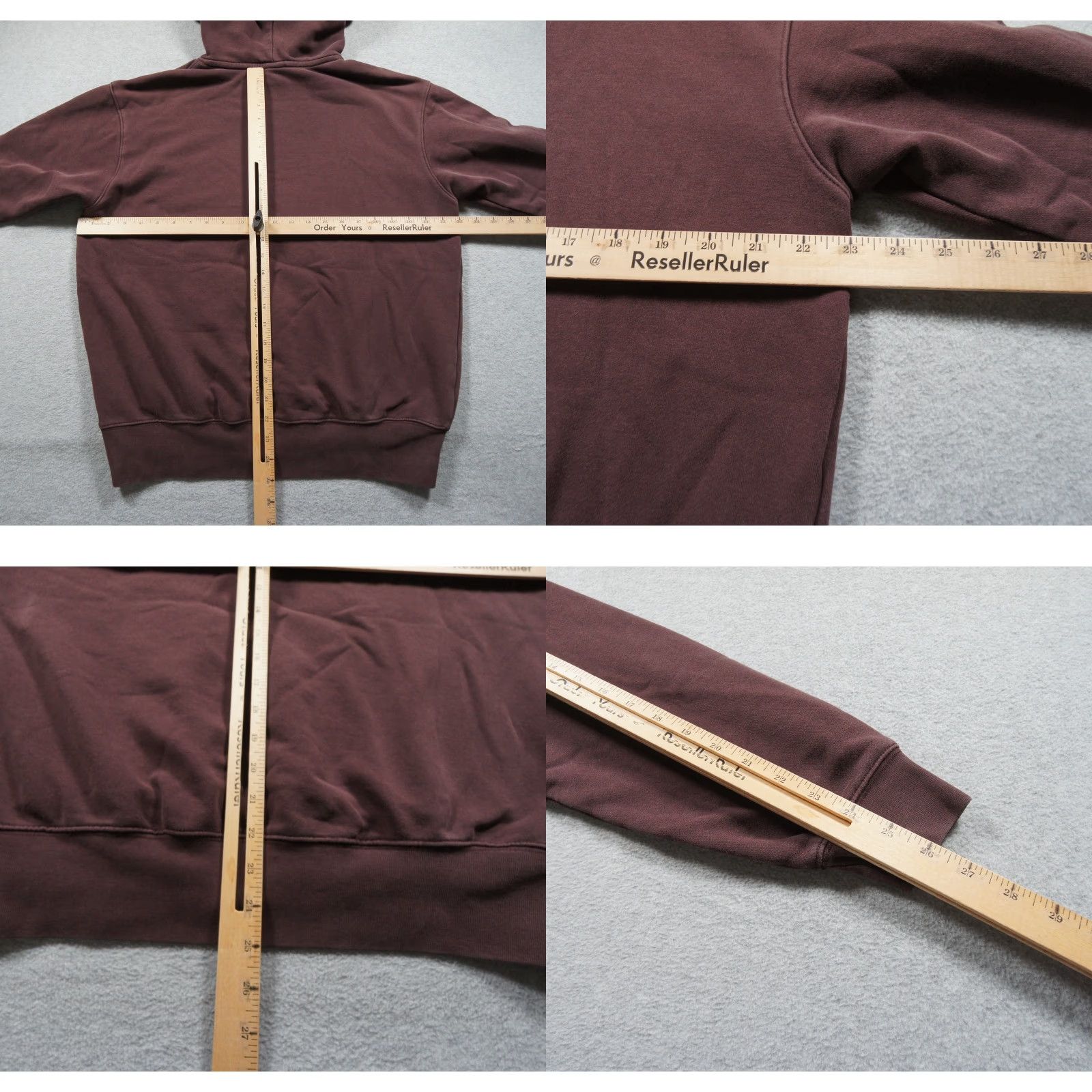 Nike Nike Hoodie Mens XS Burgundy Oversized Pullover Center Swoosh Adult Sweatshirt Size US XS / EU 42 / 0 - 8 Thumbnail