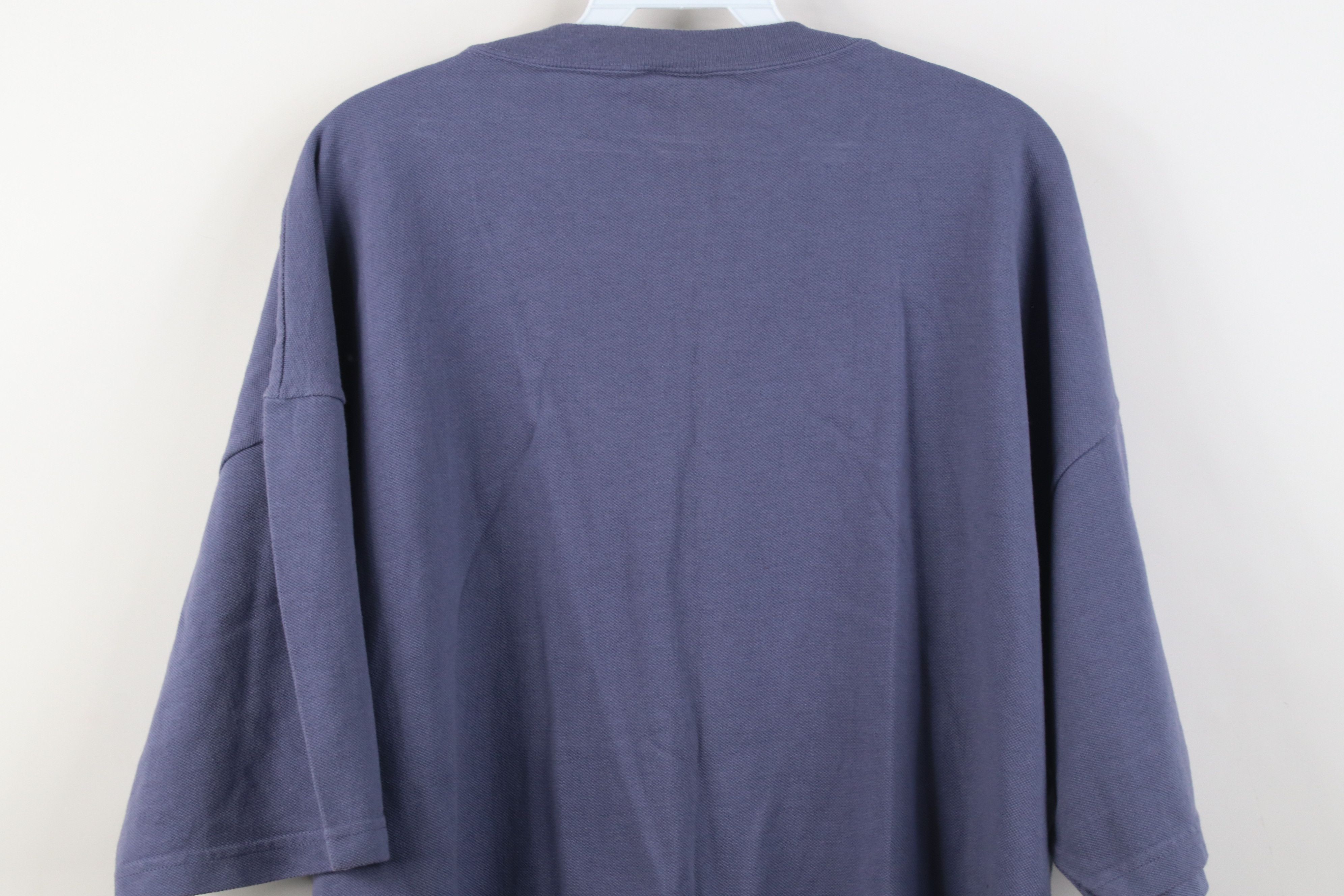 Vintage Vintage 90s Streetwear Baggy Pique Cotton T-Shirt Purple USA Size US XXL / EU 58 / 5 - 11 Thumbnail