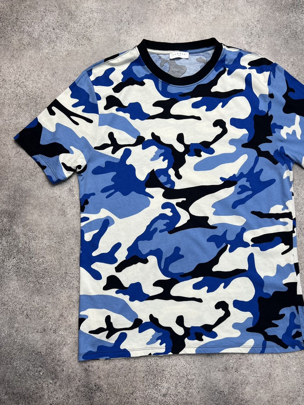 Sandro Sandro camo t shirt Size US L / EU 52-54 / 3 - 2 Thumbnail