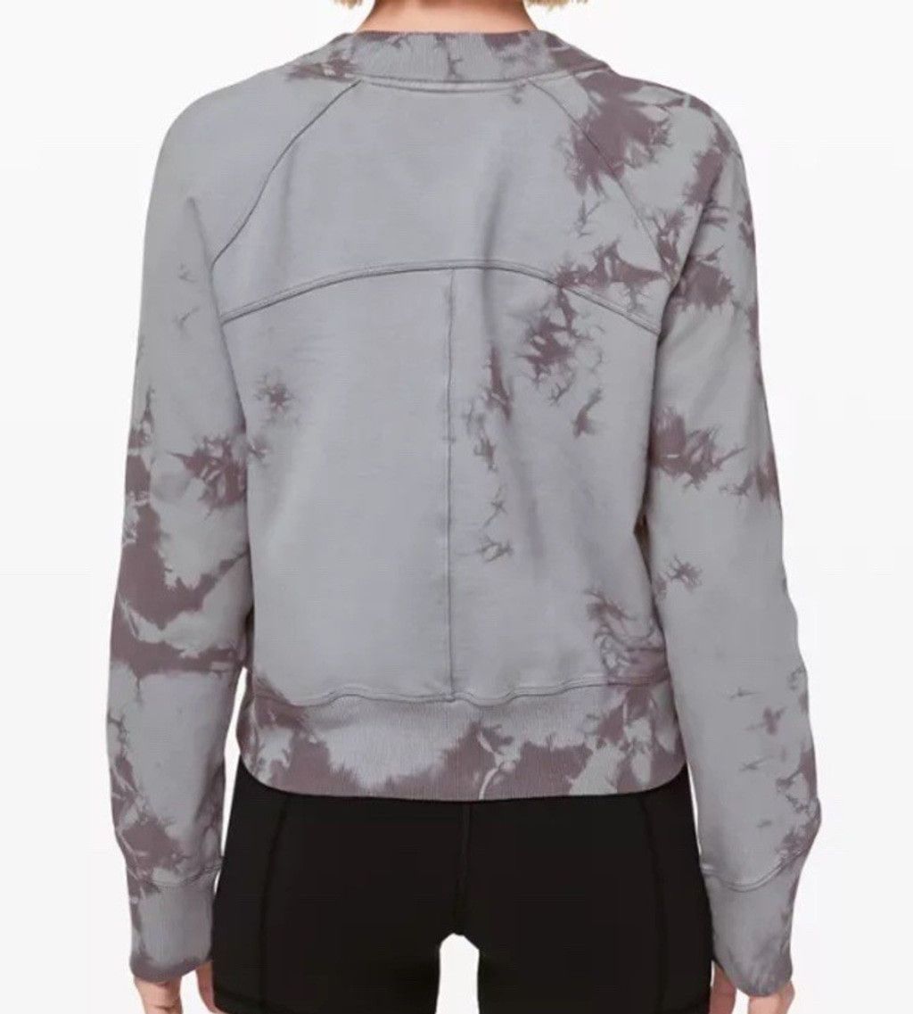 Lululemon LULULEMON READY TO ROLL SWEATSHIRT TIE DYE GRAY/PURPLE Sz 6 Size M / US 6-8 / IT 42-44 - 8 Thumbnail