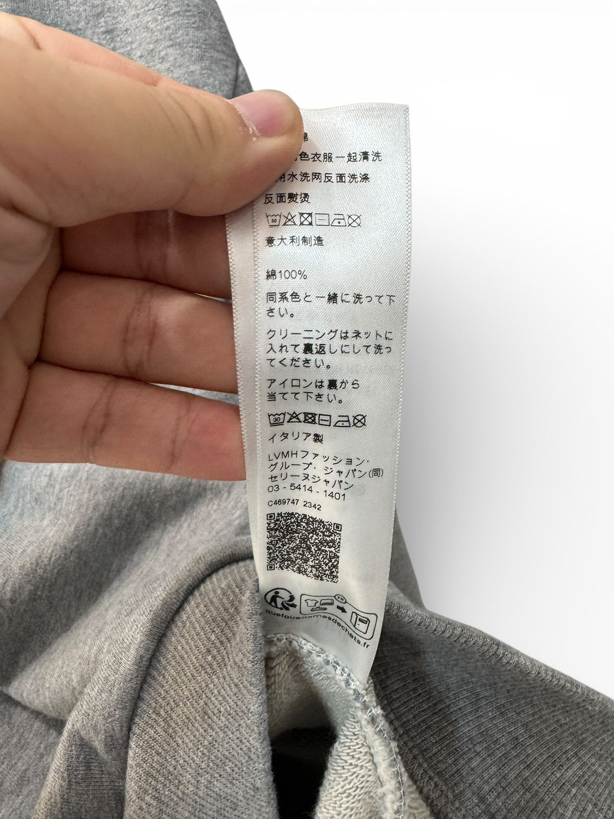 Celine Celine Gray Red Arc Logo Crewneck Size US XL / EU 56 / 4 - 6 Thumbnail