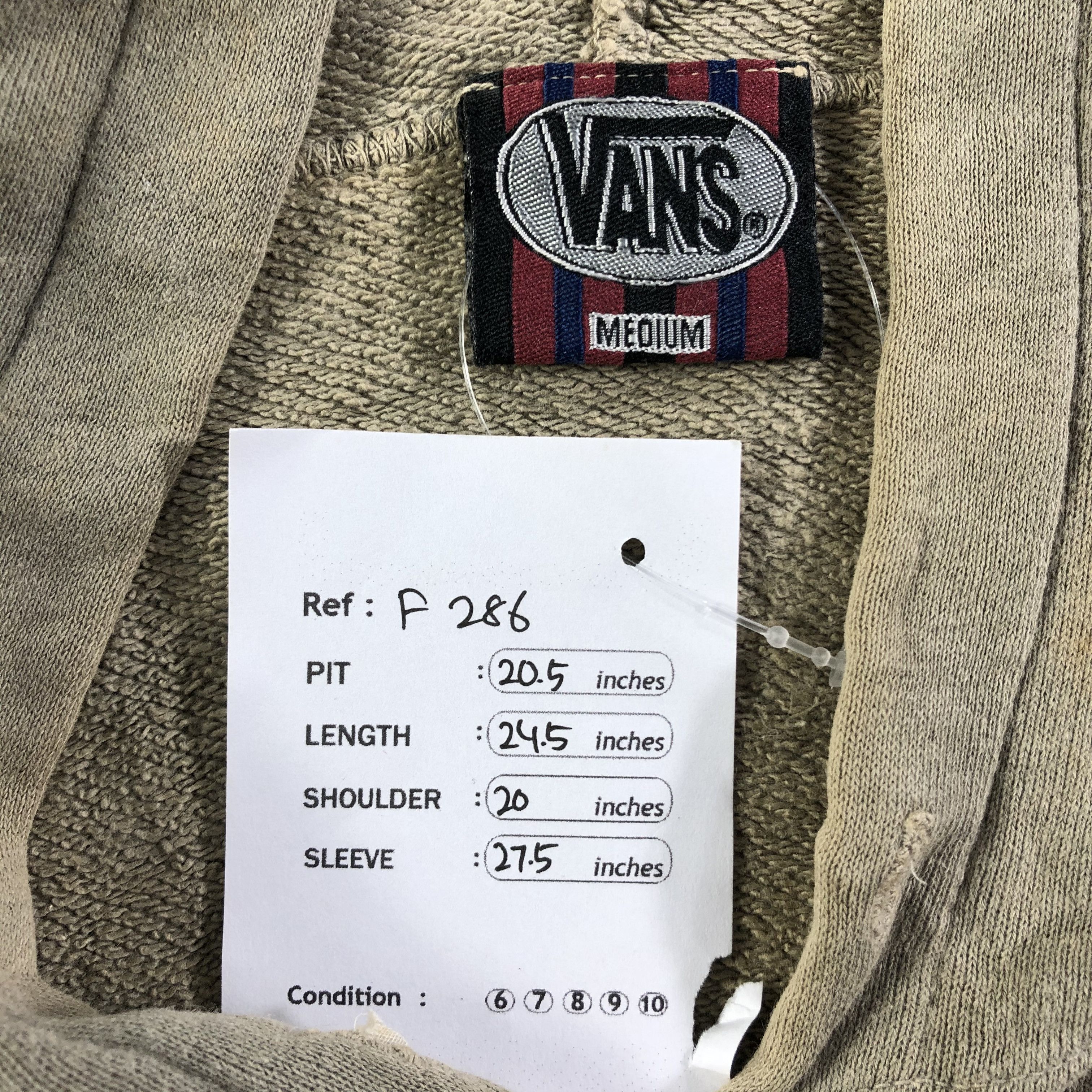 Vans Vintage Trash Faded Vans Hoodie F286 Size US M / EU 48-50 / 2 - 12 Thumbnail