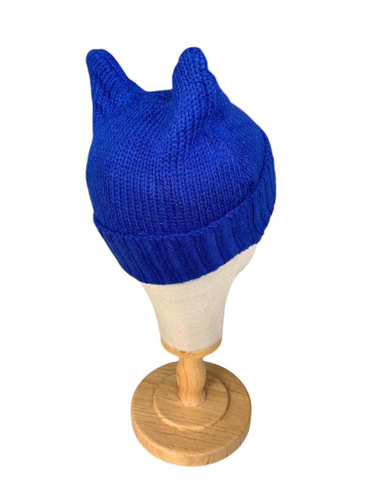 Japanese Brand × Kapital × Vintage Devil Horn Blue Japanese Rare Knit Beanie hats☠️☠️ Size ONE SIZE - 11 Thumbnail