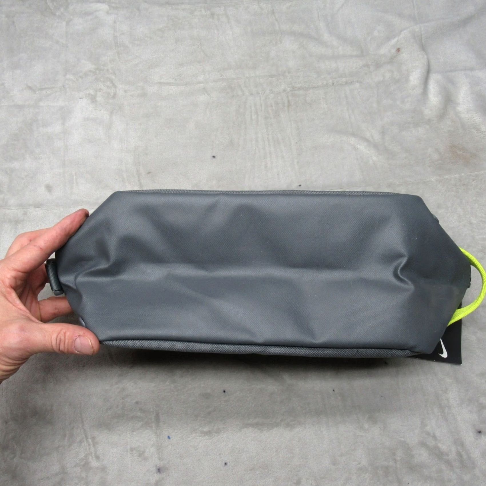 Nike Nike Utility Dopp Kit Bag Grey 900 Denier Zip Front Pocket Water Resistant Nylon Travel Men Misc Size ONE SIZE - 3 Thumbnail