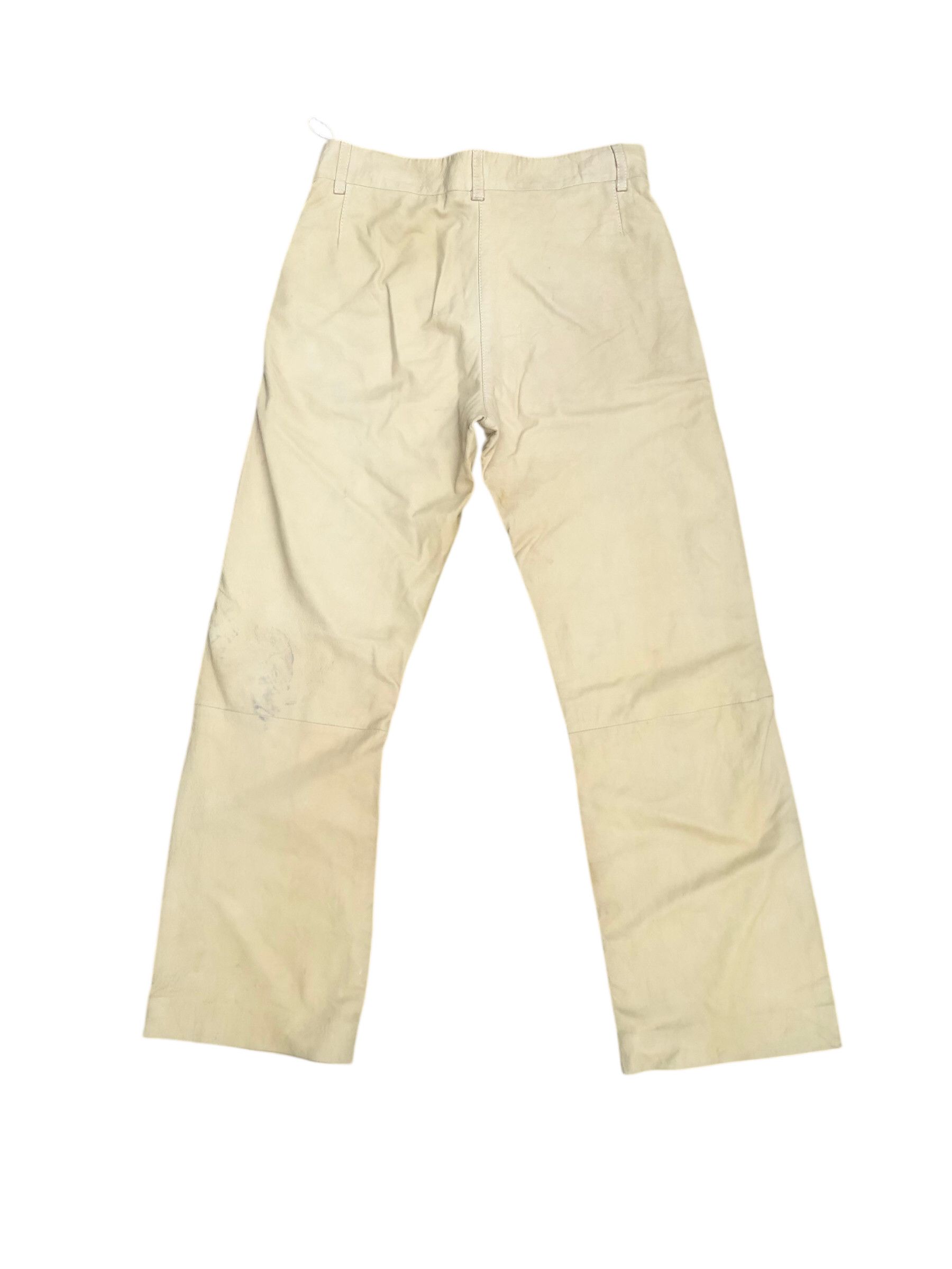 Jil Sander 🔥💯JILSANDER Designer Leather Pants Size 34 Size 34" / US 12 / IT 48 - 2 Thumbnail