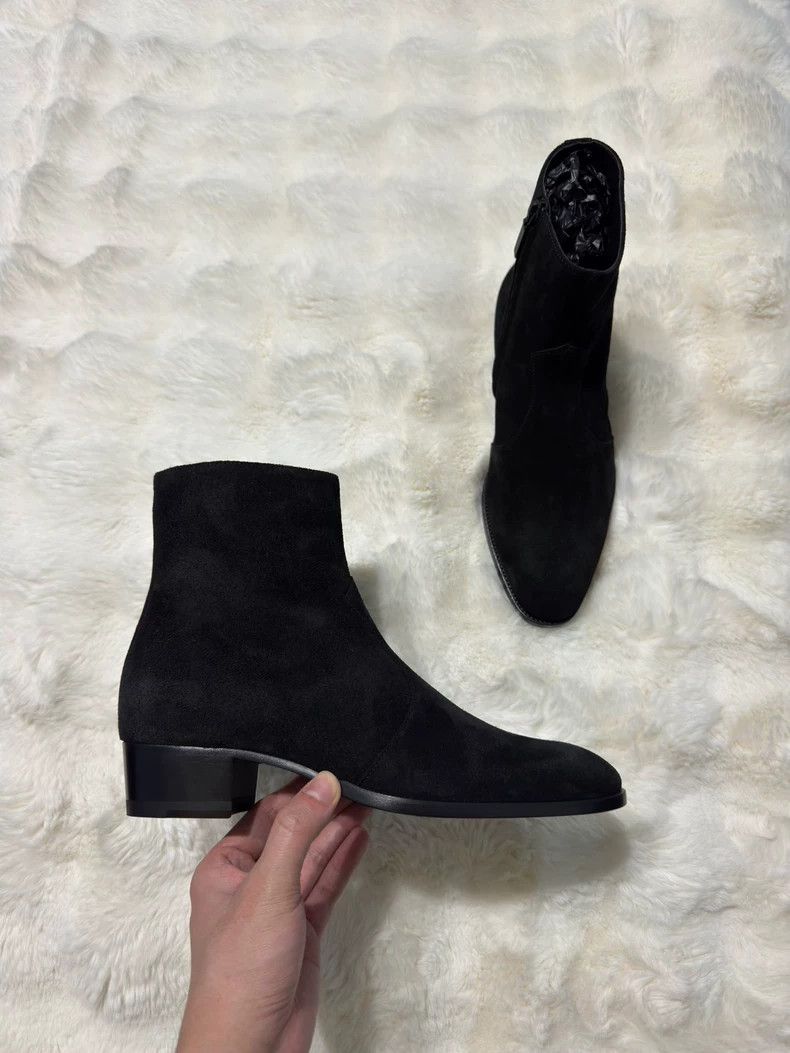 Saint Laurent Paris Saint Laurent ParisSuede boots 2504-Nextarrow Size US 7 / EU 40 - 3 Thumbnail