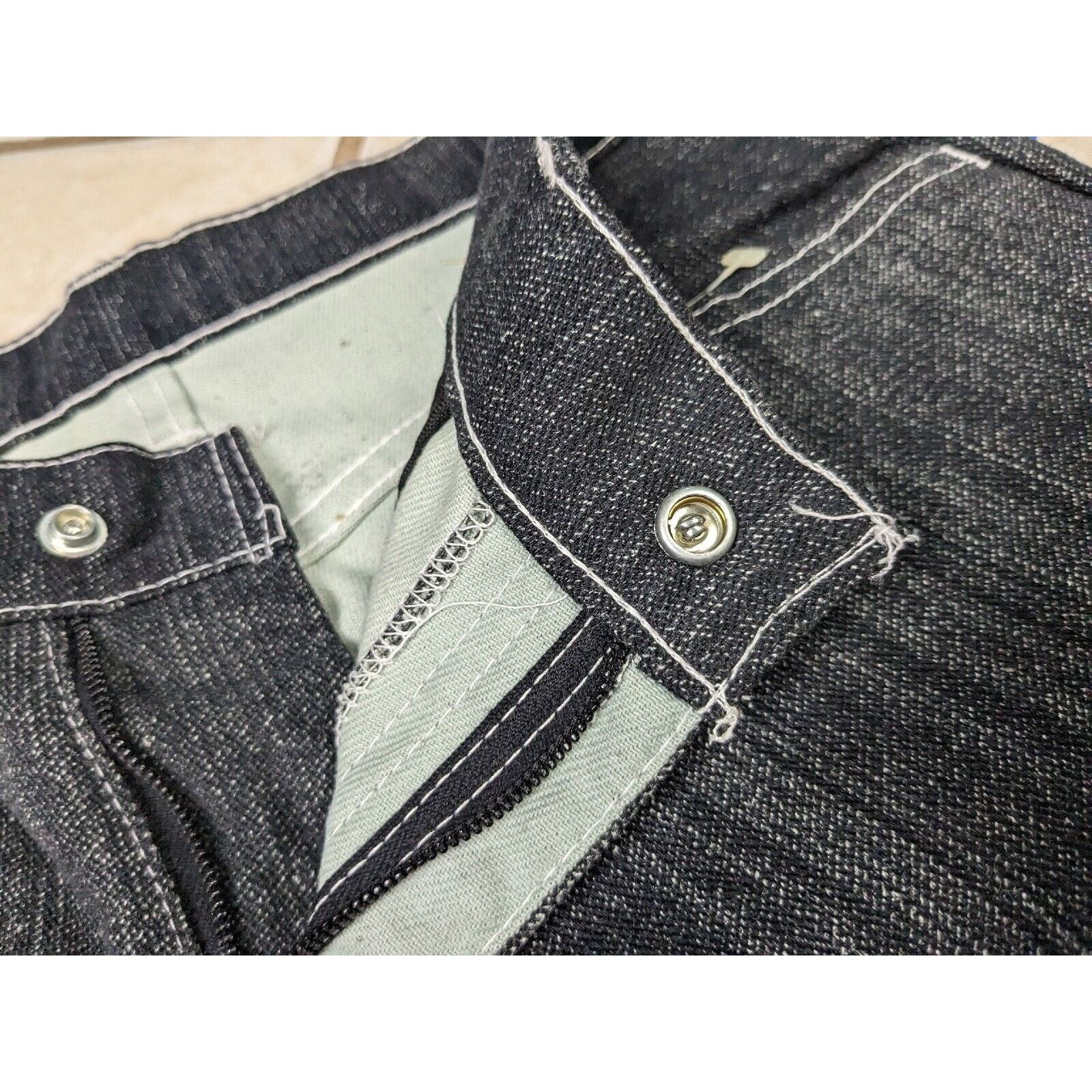 Levi's Vtg NWT 60s Levis Jeans Big E White Tab Flare Boot Cut Pants Size 28" / US 6 / IT 42 - 13 Thumbnail