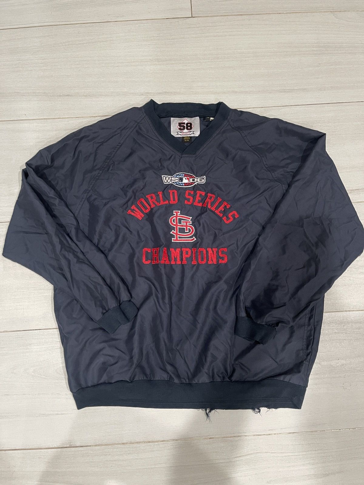 North End XL St Louis Cardinals 2006 World Series Champions Windbreak Size US XL / EU 56 / 4 - 1 Thumbnail