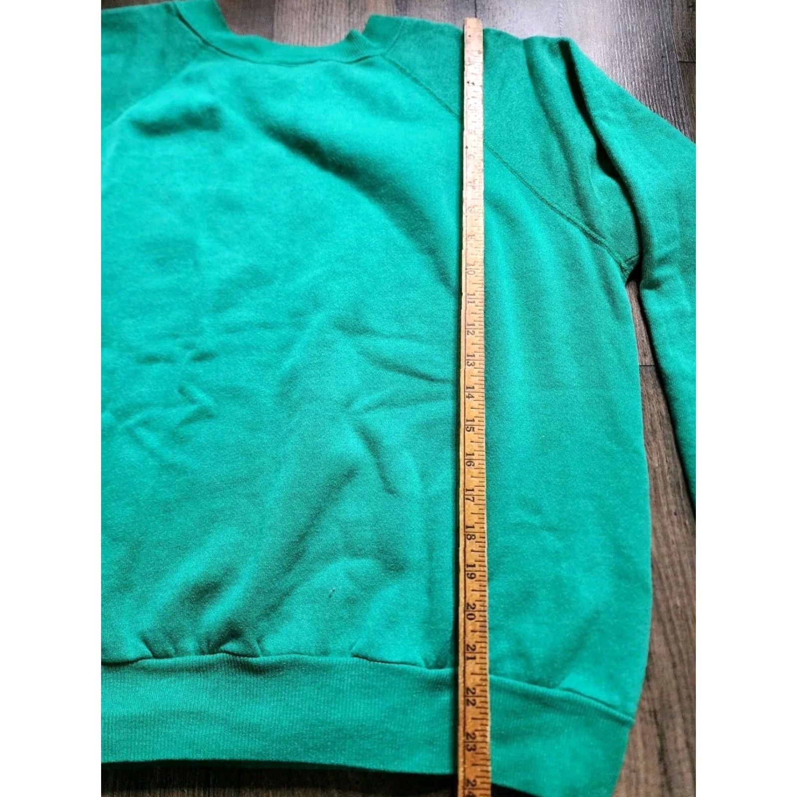 Vintage Vintage 90s Pannill Crewneck Sweatshirt XL Green Unisex Cotton Blend Casual Fall Winter Size XL / US 12-14 / IT 48-50 - 4 Thumbnail