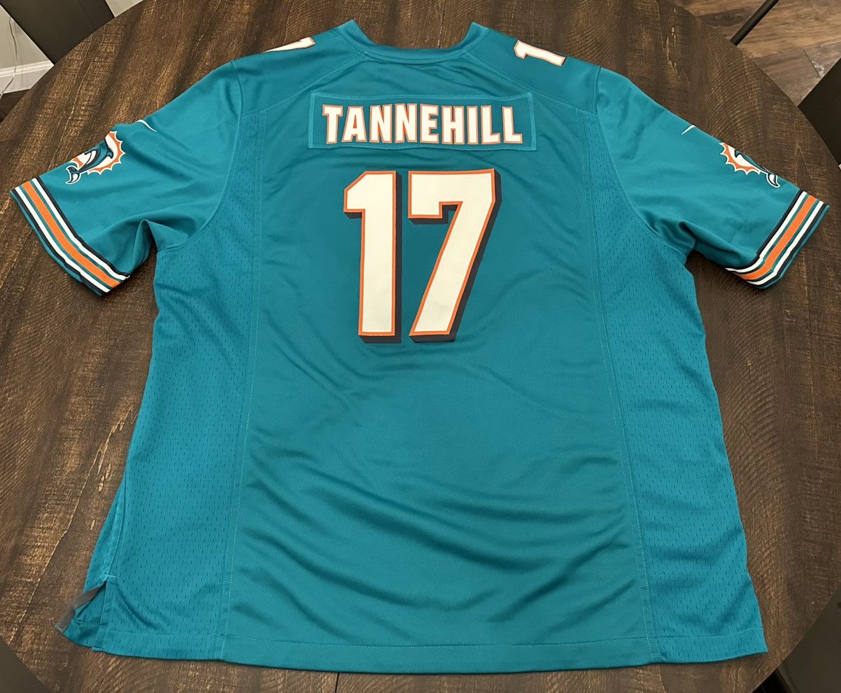 Nike Nike On Field NFL Miami Dolphins Ryan Tannehill # 17-XXL Size US XXL / EU 58 / 5 - 1 Thumbnail