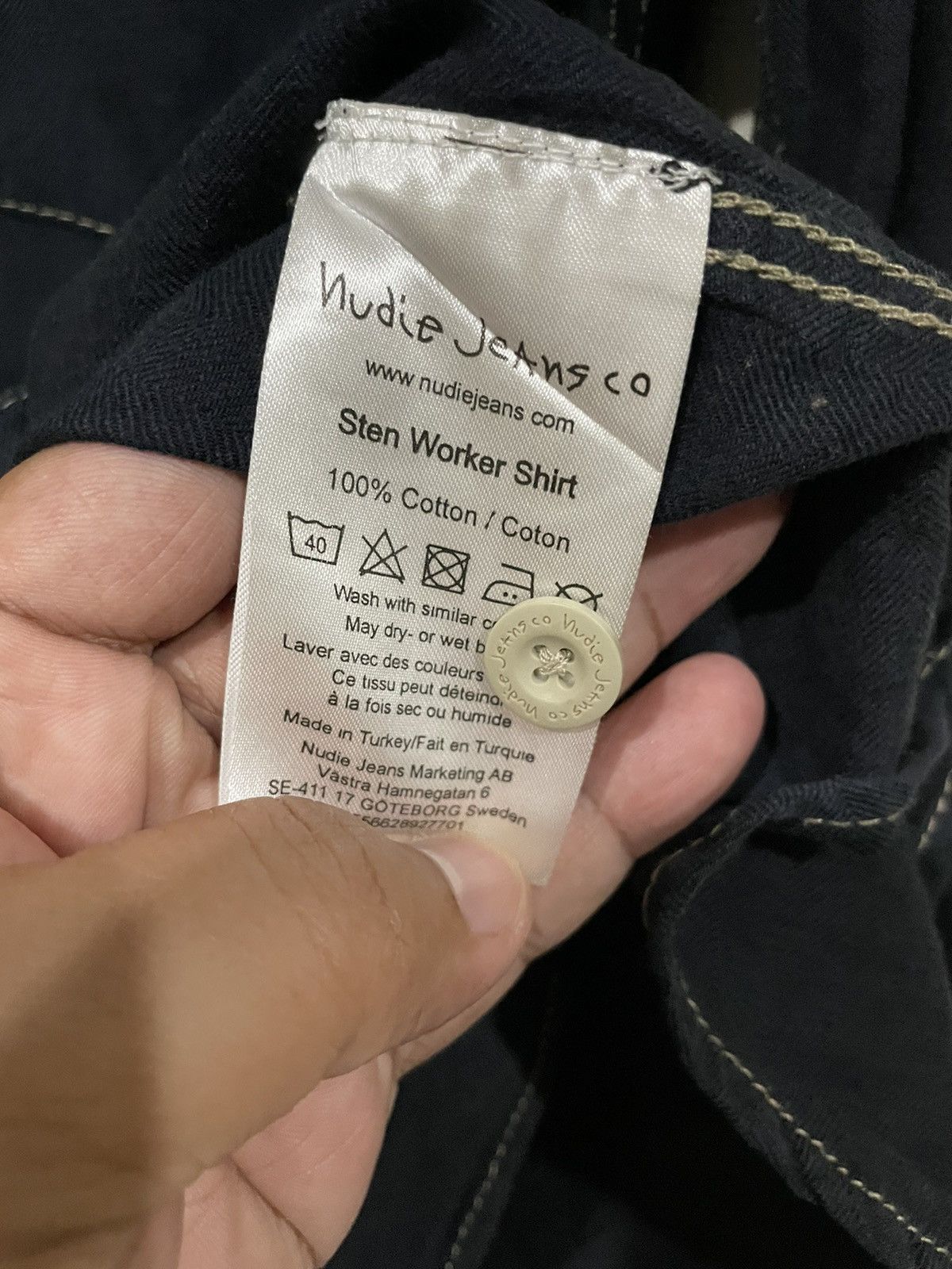 Nudie Jeans Nudie Jeans Sten Worker Shirts Size US XS / EU 42 / 0 - 17 Thumbnail