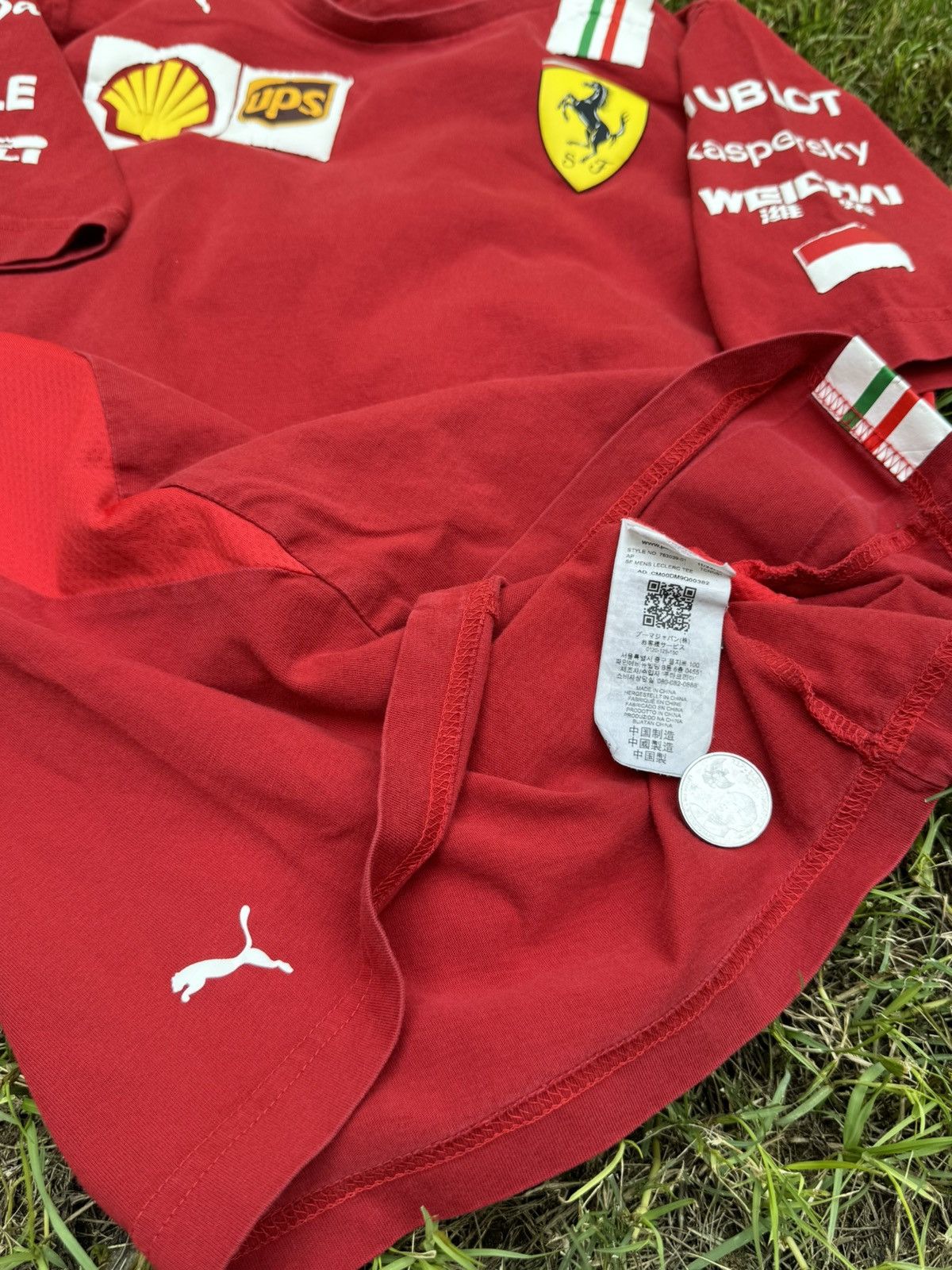Puma T-SHIRT MAILLOT HOMME FERRARI CHARLES LECLERC 2019 Size US S / EU 44-46 / 1 - 8 Thumbnail