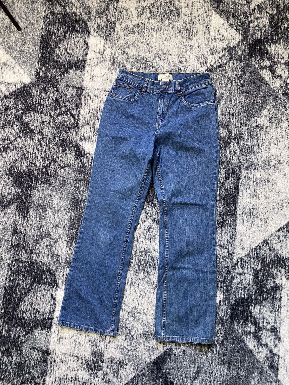 L.L. Bean × Vintage Vintage L.L.Bean Denim Jeans Classic Fit Y2K STYLE 90s Size 30" / US 8 / IT 44 - 1 Thumbnail
