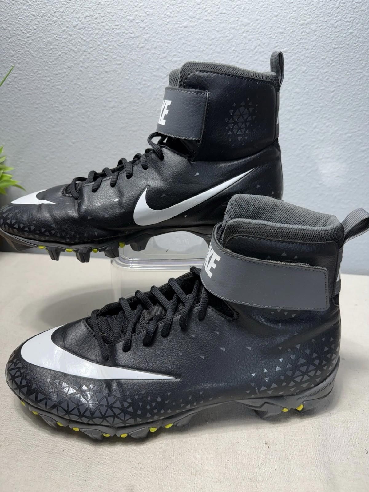 Nike Nike Force Savage Shark Men's Size 10 Football Cleats Black Size US 10 / EU 43 - 2 Thumbnail